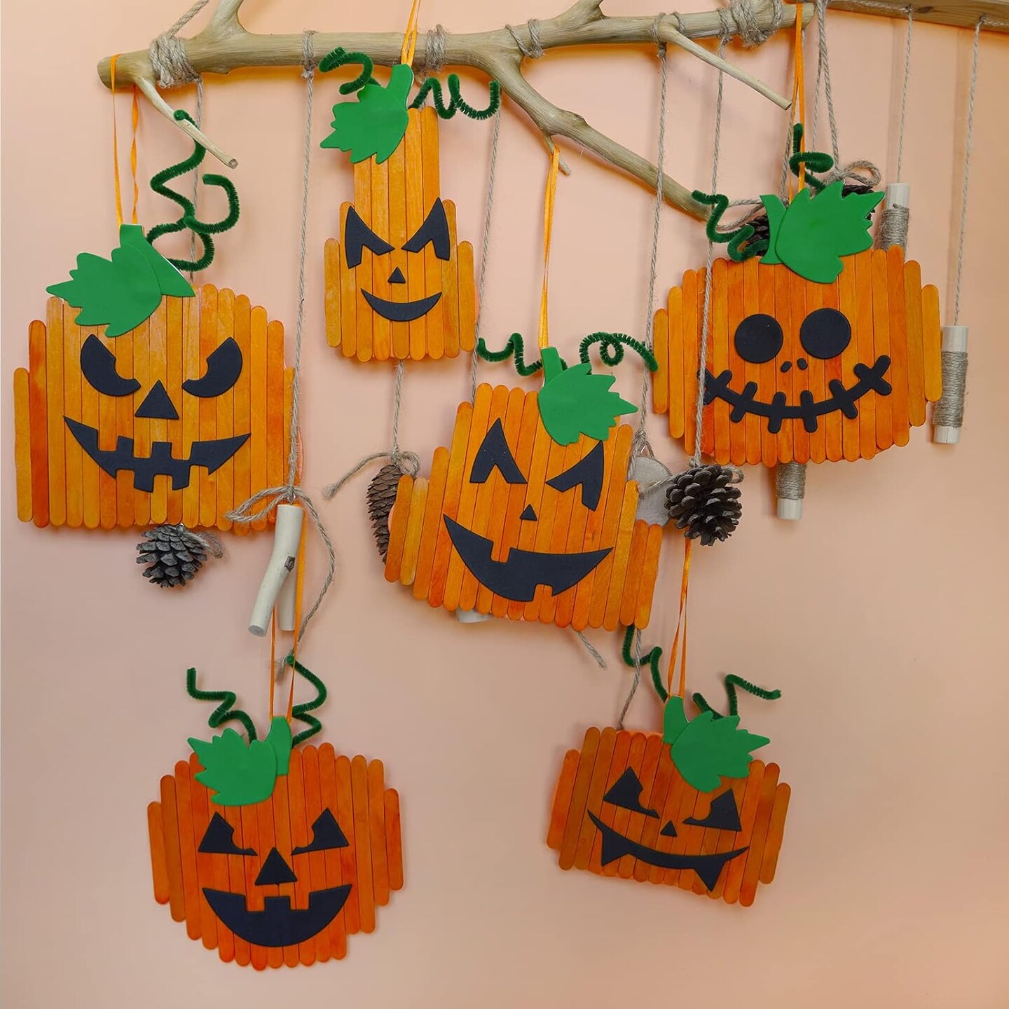 24 Sets Pumpkin Crafts Kits Halloween Crafts Fall Kids
