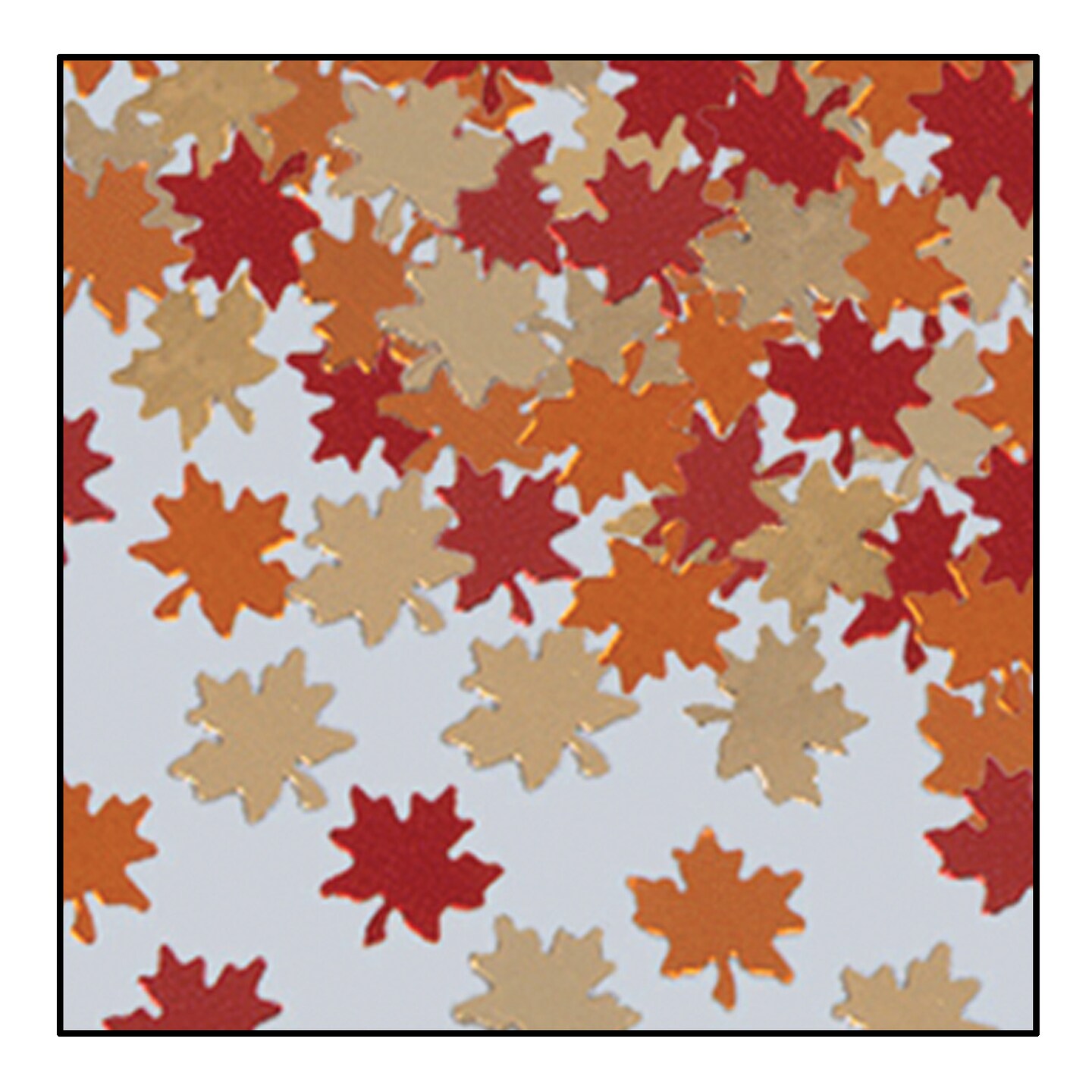Beistle Fanci-Fetti Autumn Leaves - 12 Pack