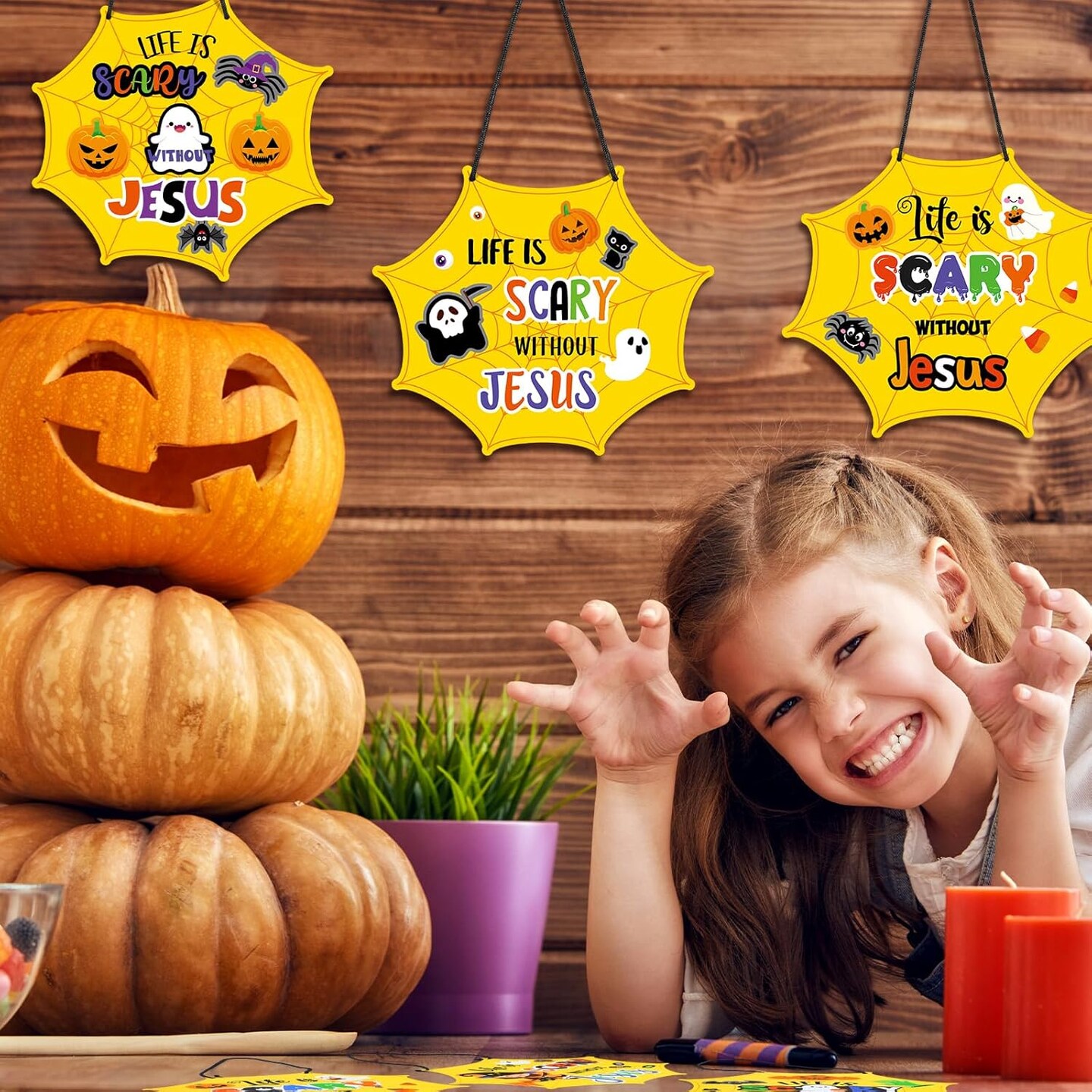 24 Sets Halloween Crafts Kit for Kids