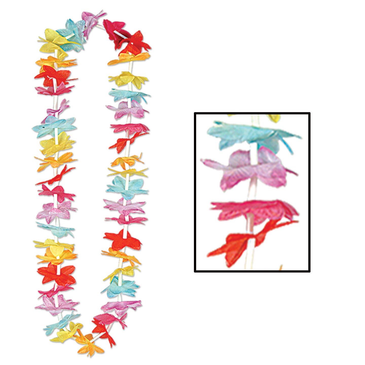 Beistle 40in. Floral Lei - 50 Pack