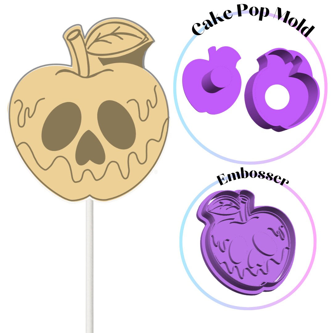Poison Apple Cake Pop Mold &#x26; Embosser