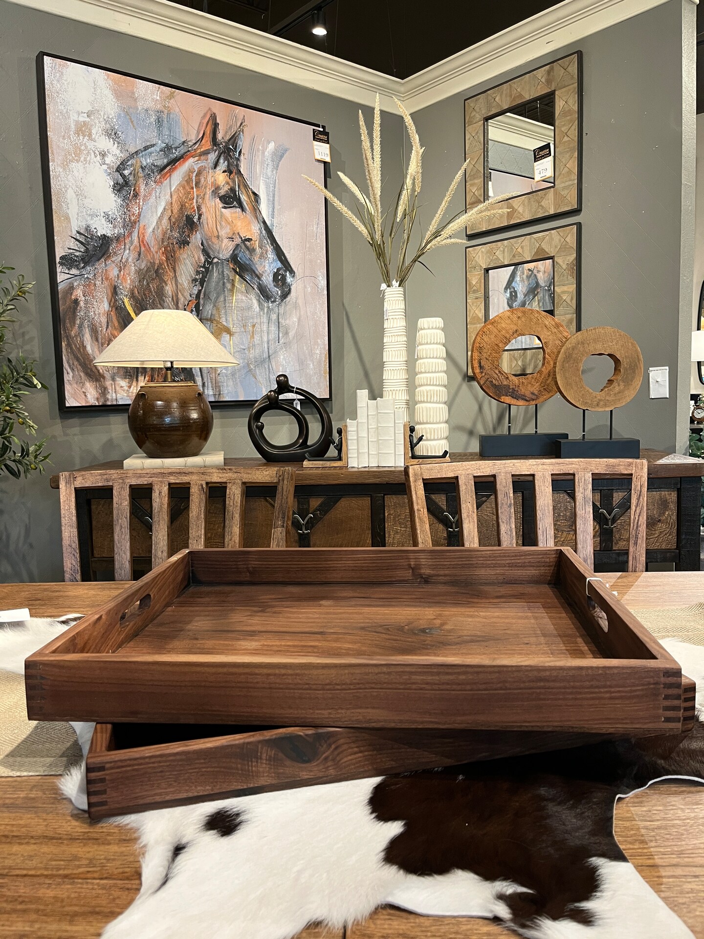 Hickory Hardwood Tray outlet