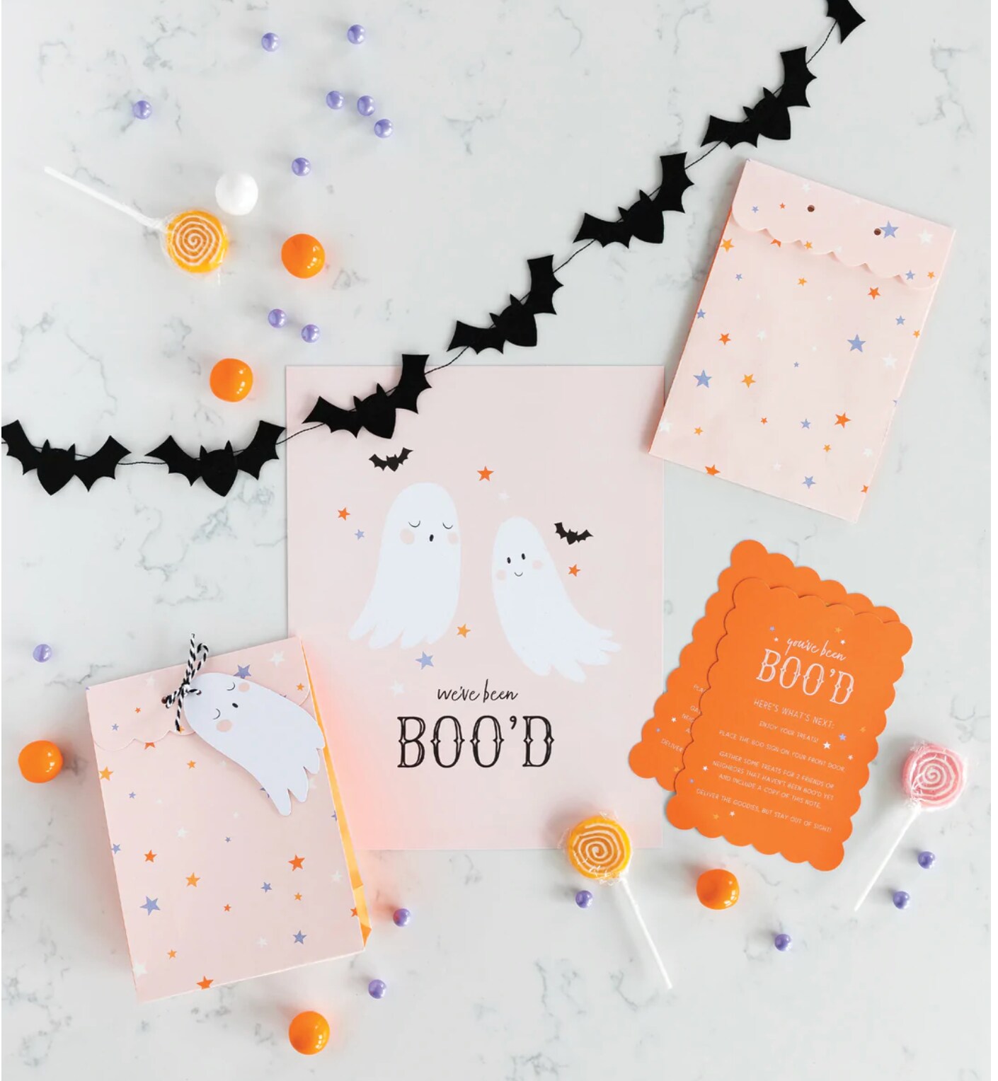Halloween You&#x27;ve Been Boo&#x27;d Party Kit