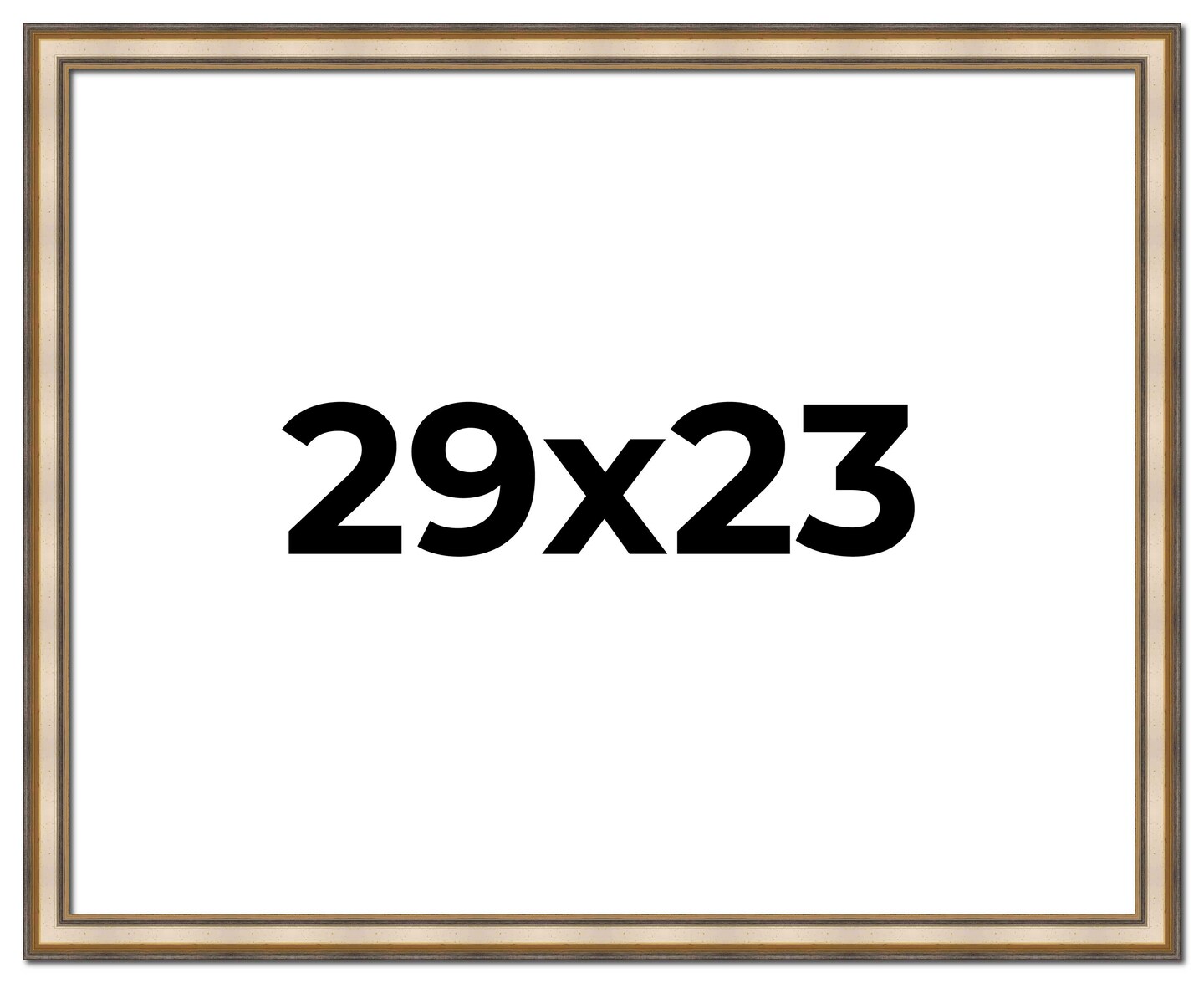 Photo Size Refined Silver Picture Frame - UV Acrylic, Foam Board Backing, Hanging Hardware
