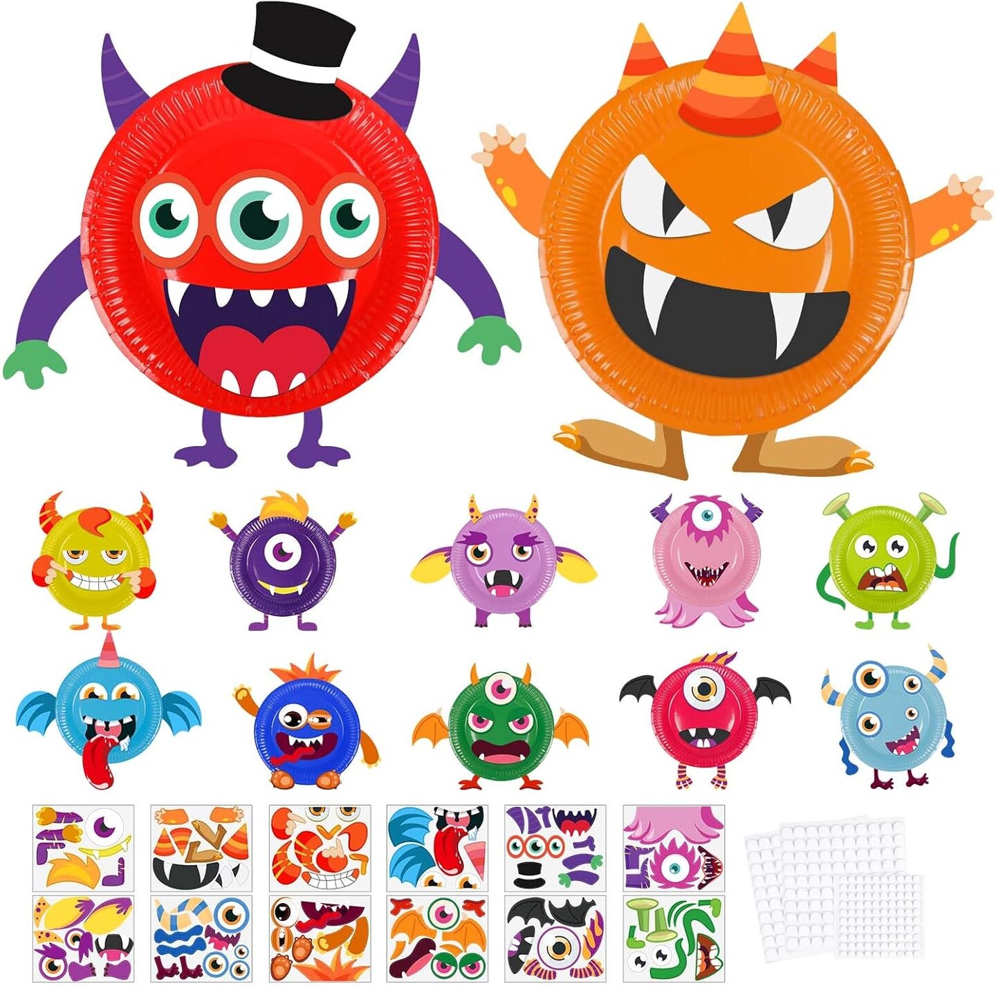 DIY Art Kit Monster Craft Gift for 4