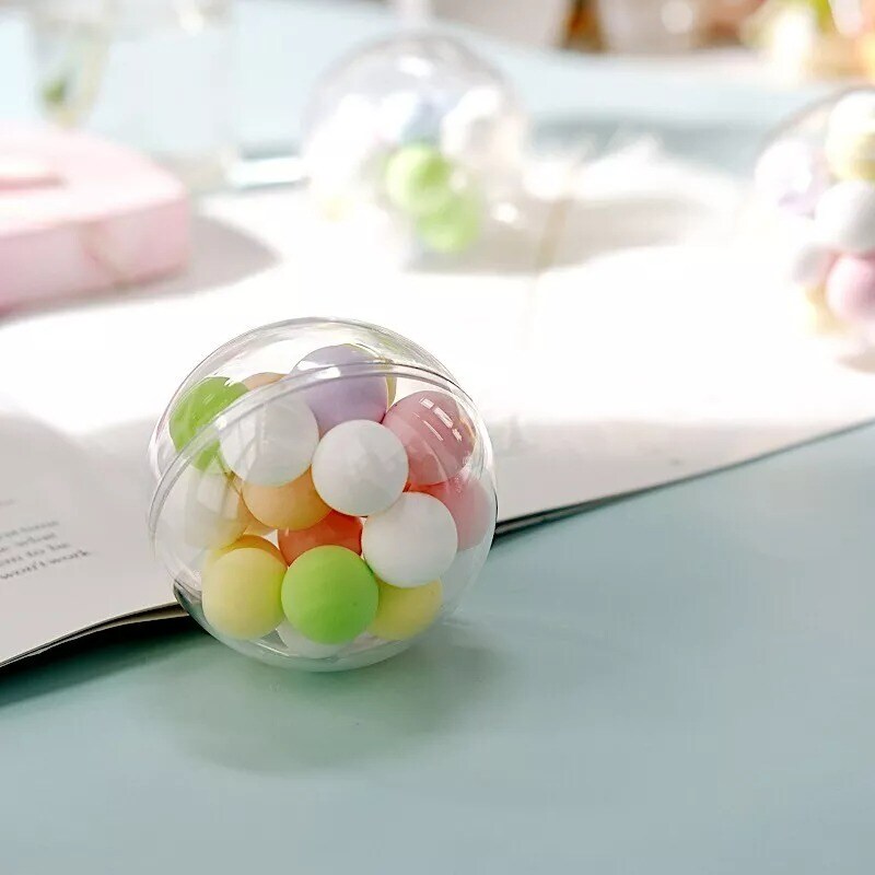 36 pcs 3" Round Mini Ornament Balls Favor Holders Wedding Party Home Supplies