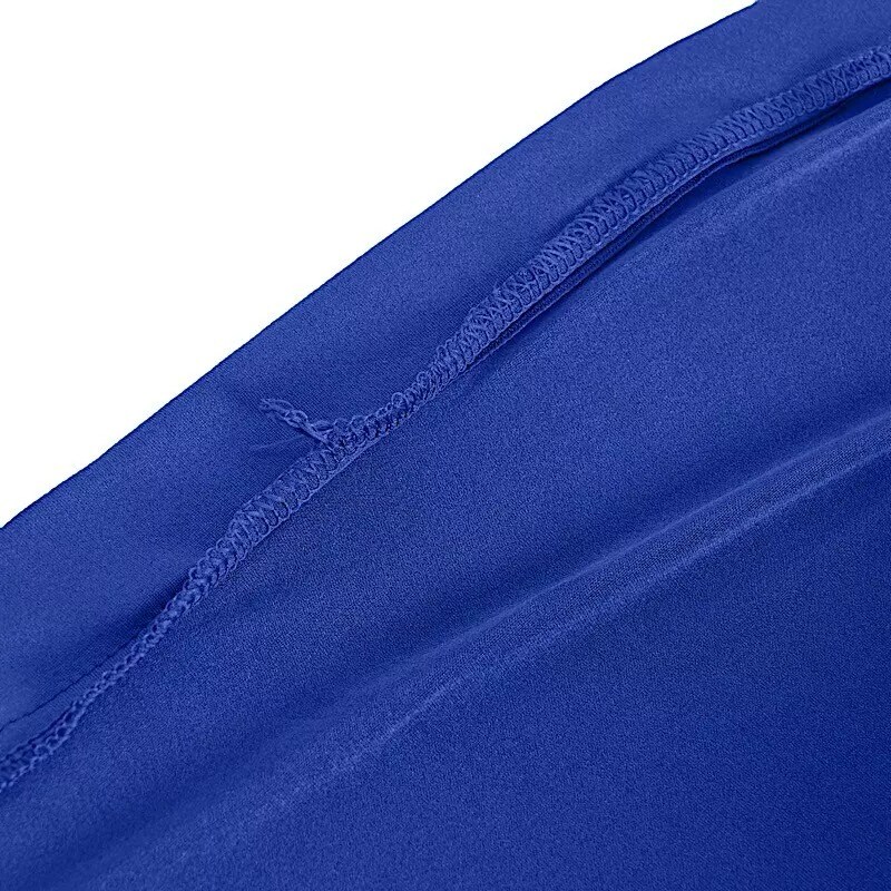 41-50 Royal Blue Gallons Spandex Stretch Trash Can Cover Recycling Logo Party