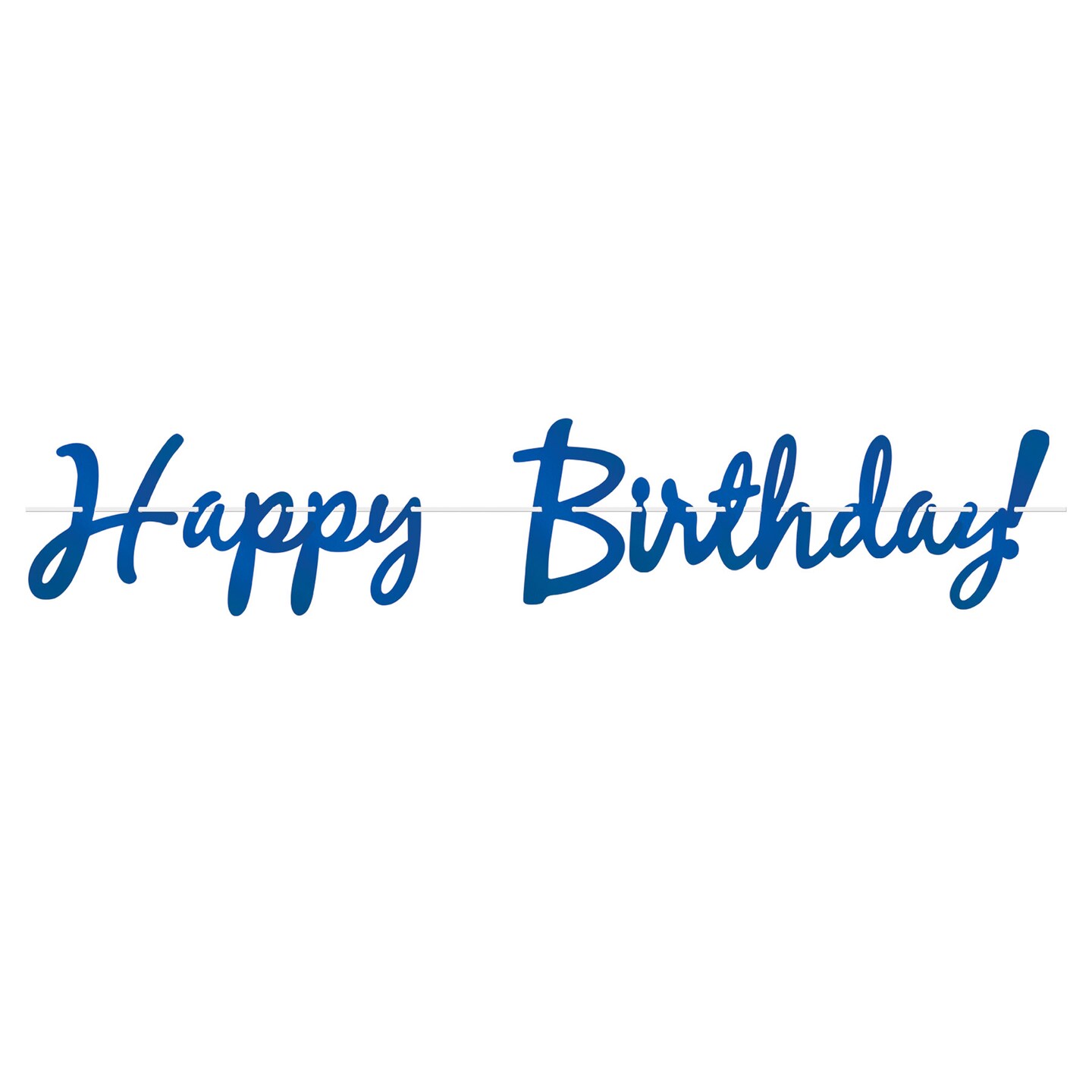 Beistle 9in. x 5Feet Foil Happy Birthday! Streamer - 12 Pack