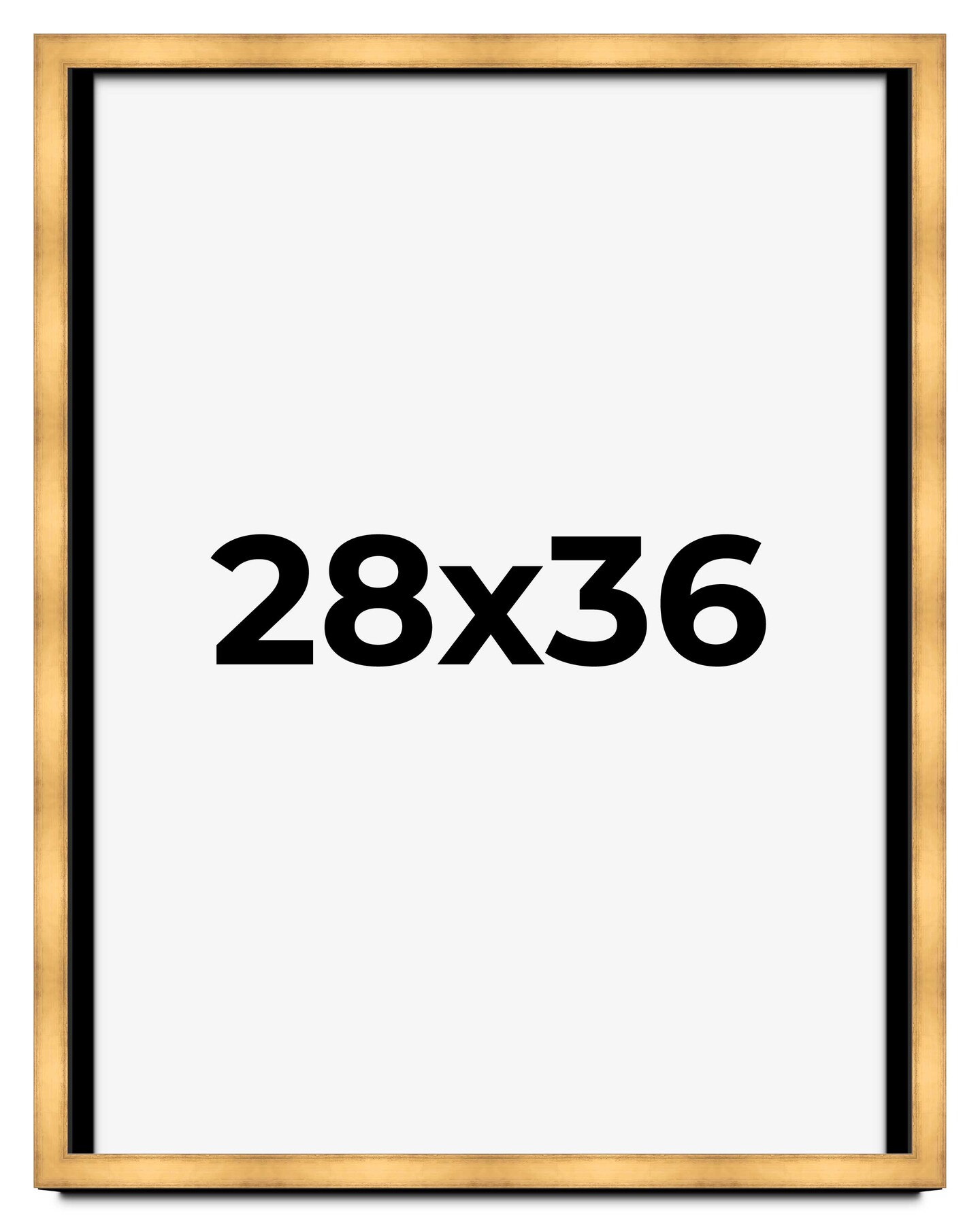 28x36 Shadow Box 1.5&#x22; Depth Picture Frame with UV-Resistant Acrylic &#x26; Acid Free Backing, Available in 5 Finishes - Black, Brown, Gold, Silver, White