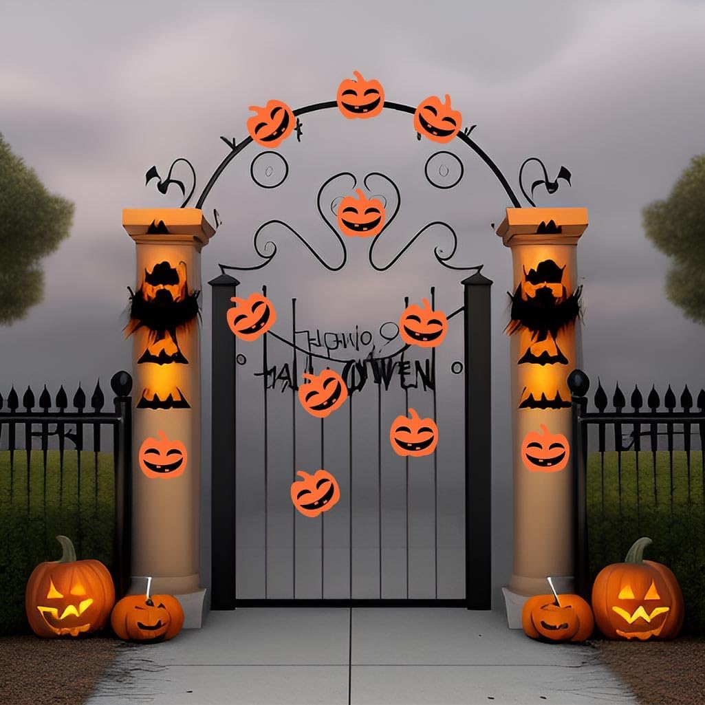 50pcs Foam Halloween Pumpkins Halloween Crafts Kit Foam