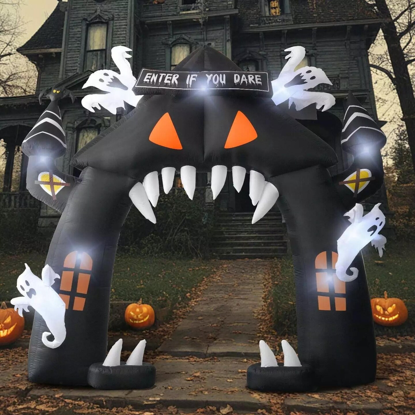 Kitcheniva Large Halloween Outdoor Inflatables With LED Lights