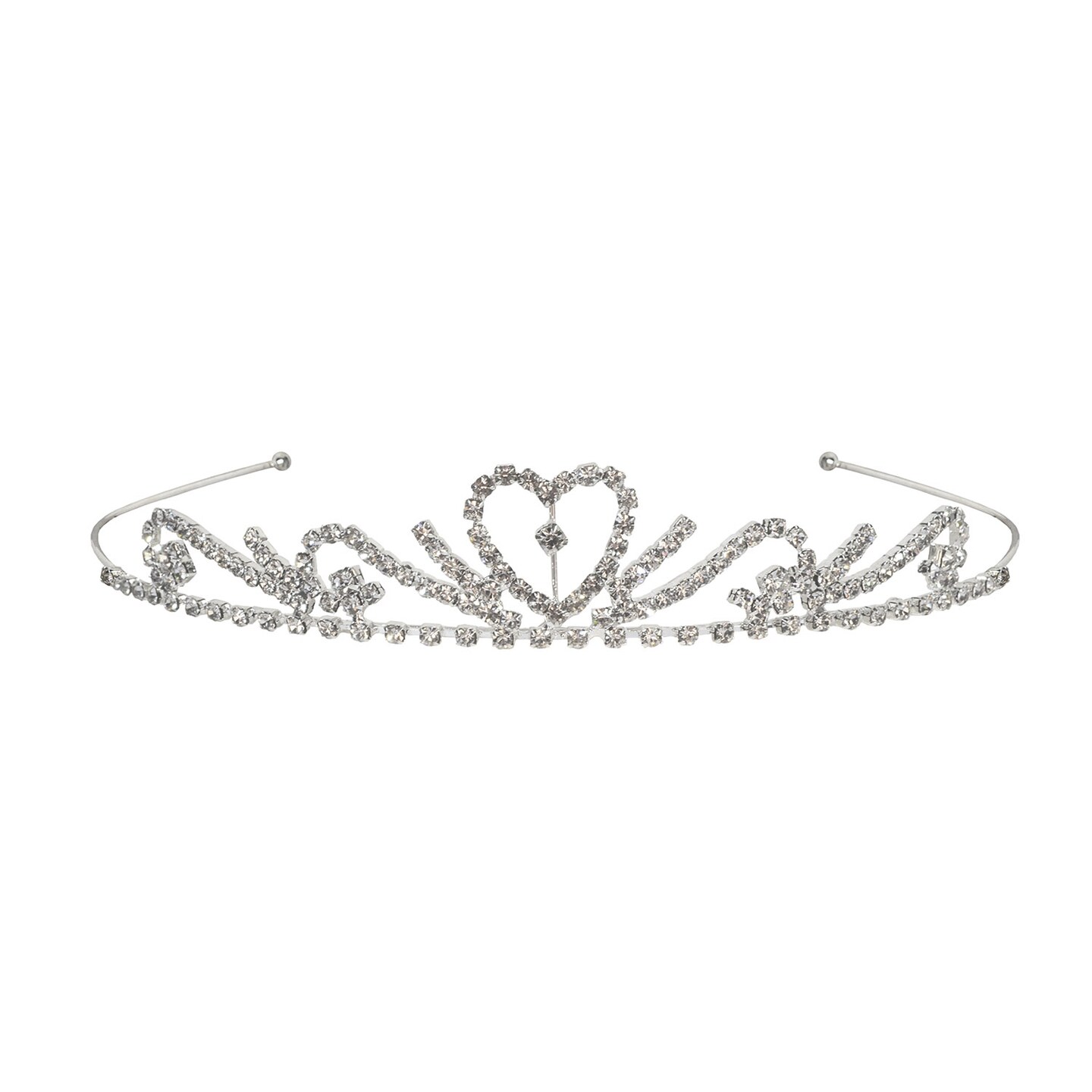 Beistle Royal Rhinestone Love Tiara - 6 Pack