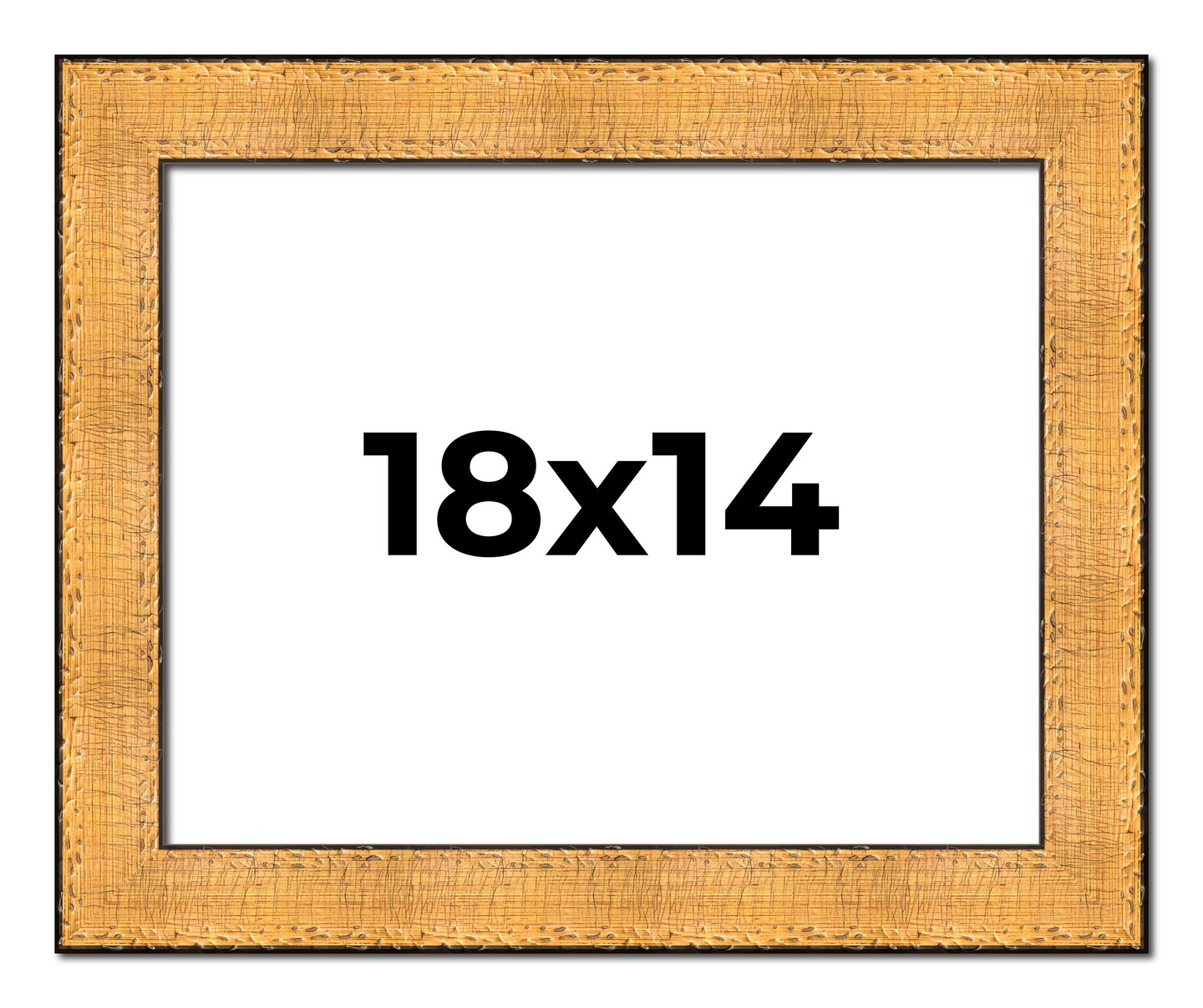 Embellished Gold Picture Frame - UV Acrylic, Backing Board, Hanging Hardware Included