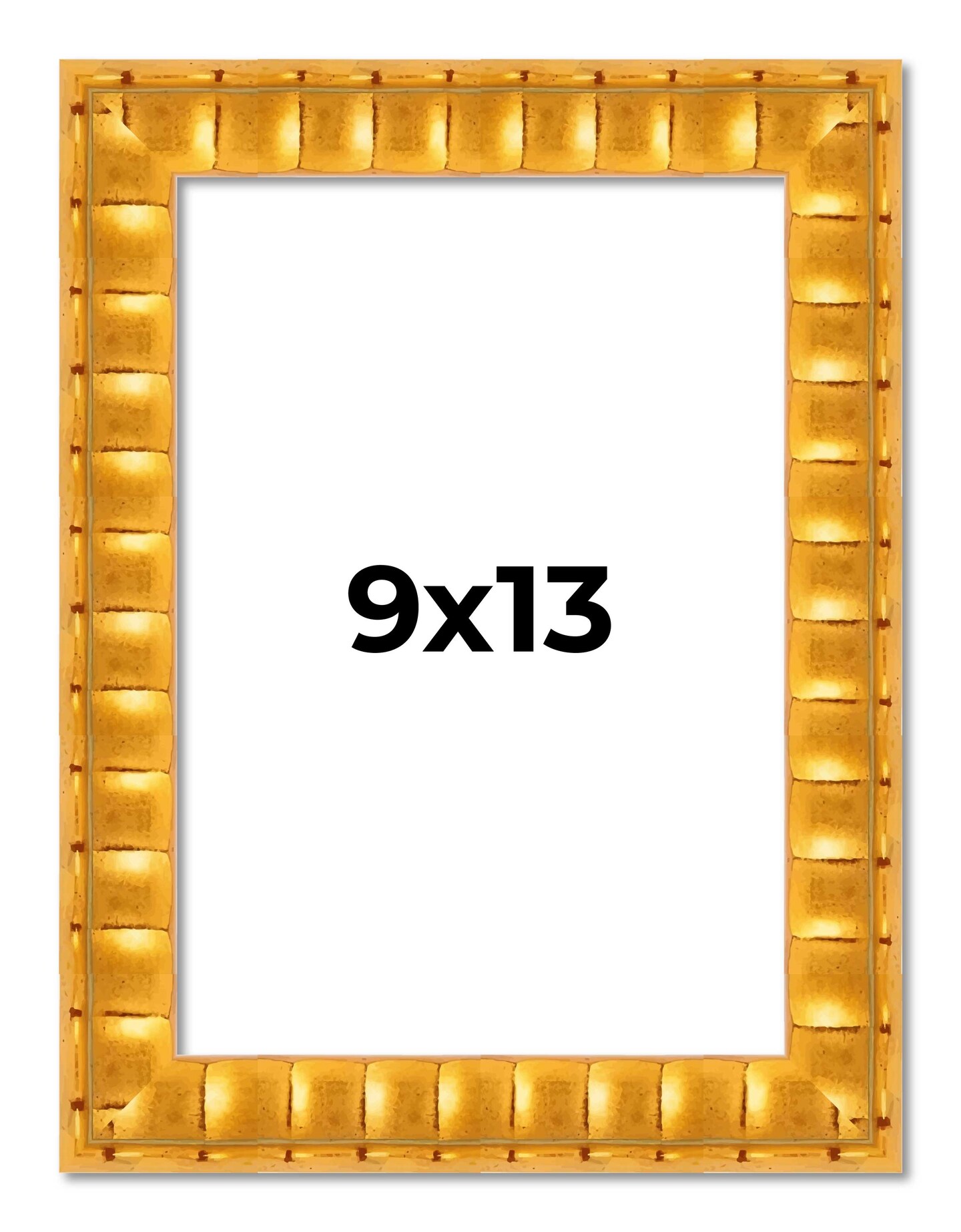9x13 Bamboo Picture Frame with UV Resistant Acrylic Acid Free Backing Available in 4 Finishes Brown Black Gold and Natural