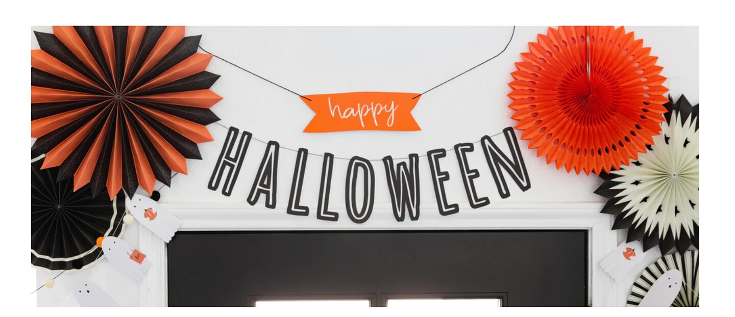 Happy Halloween Banner Set &#x2013; Perfect for Your Halloween Decor and Festive Greetings!