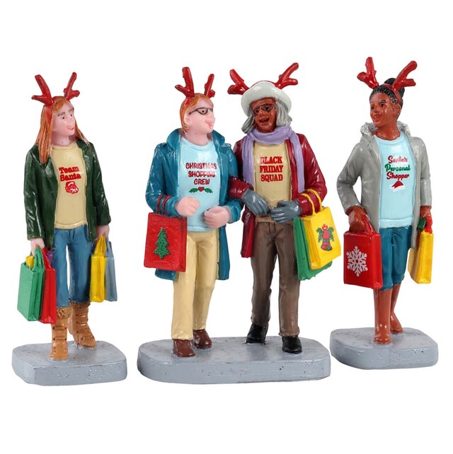Lemax Girls Christmas Shopping Trip Set/3