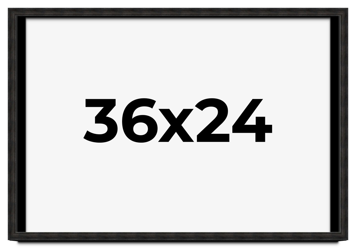 24x36 Barnwood Shadow Box Picture Frame with UV-Resistant Acrylic & Acid Free Backing, Available in 2 Finishes - Black and White