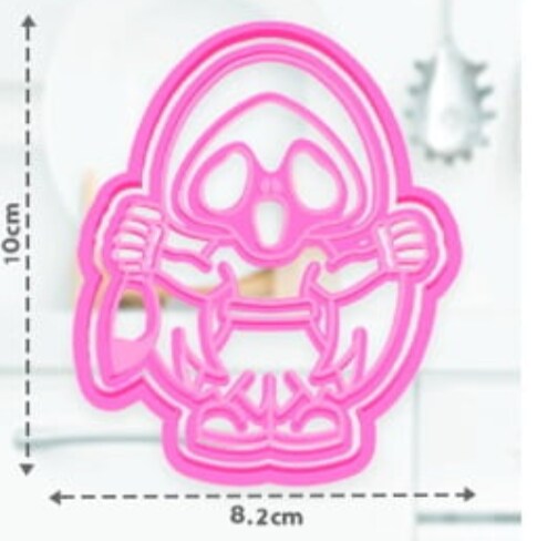 Screaming Face Scream Horror Cookie Cutters and Embossers Halloween