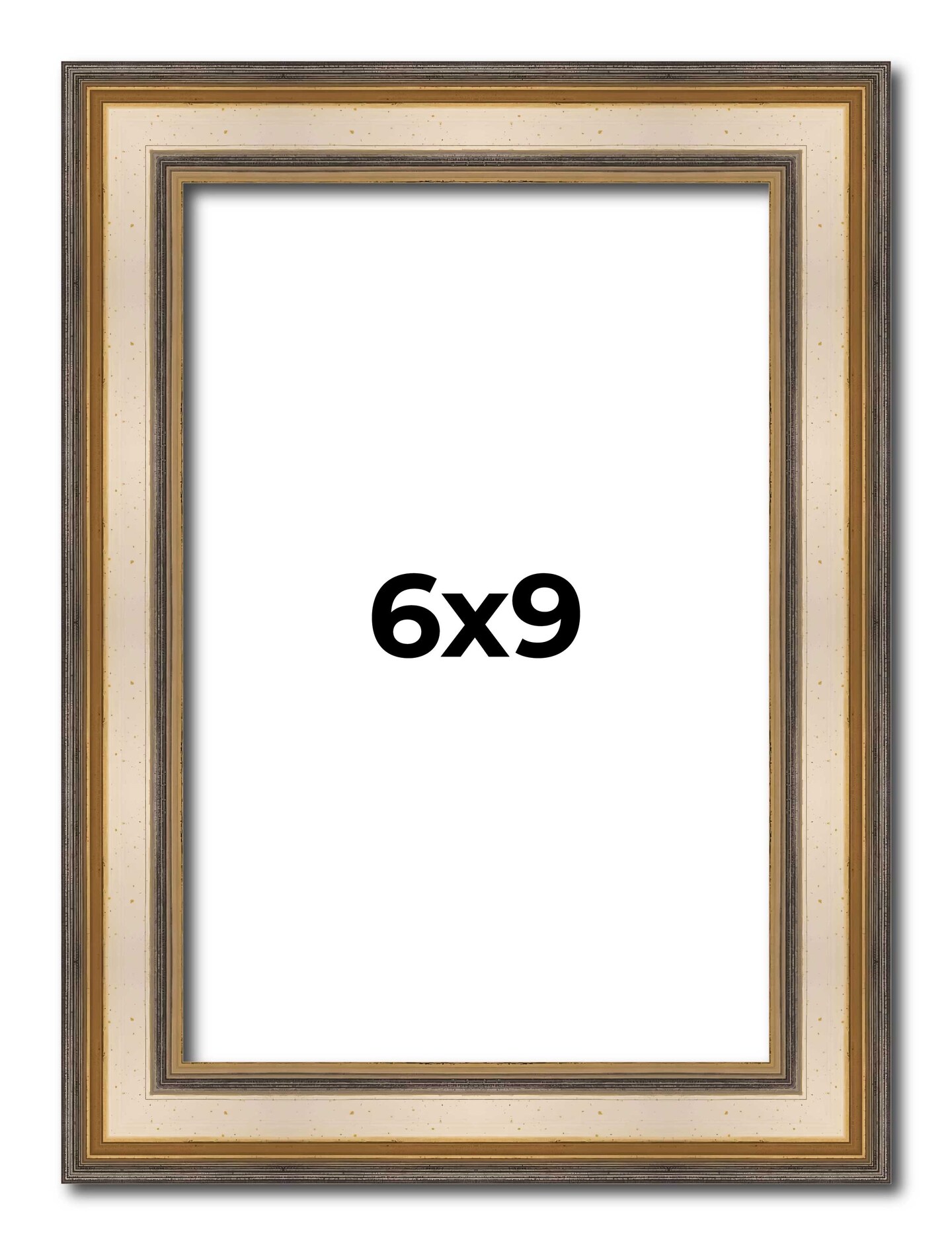 Photo Size Refined Silver Picture Frame - UV Acrylic, Foam Board Backing, Hanging Hardware