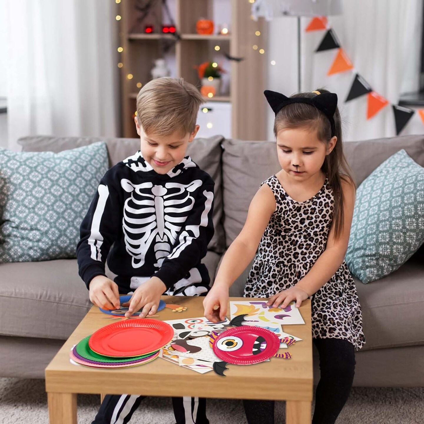 DIY Art Kit Monster Craft Gift for 4