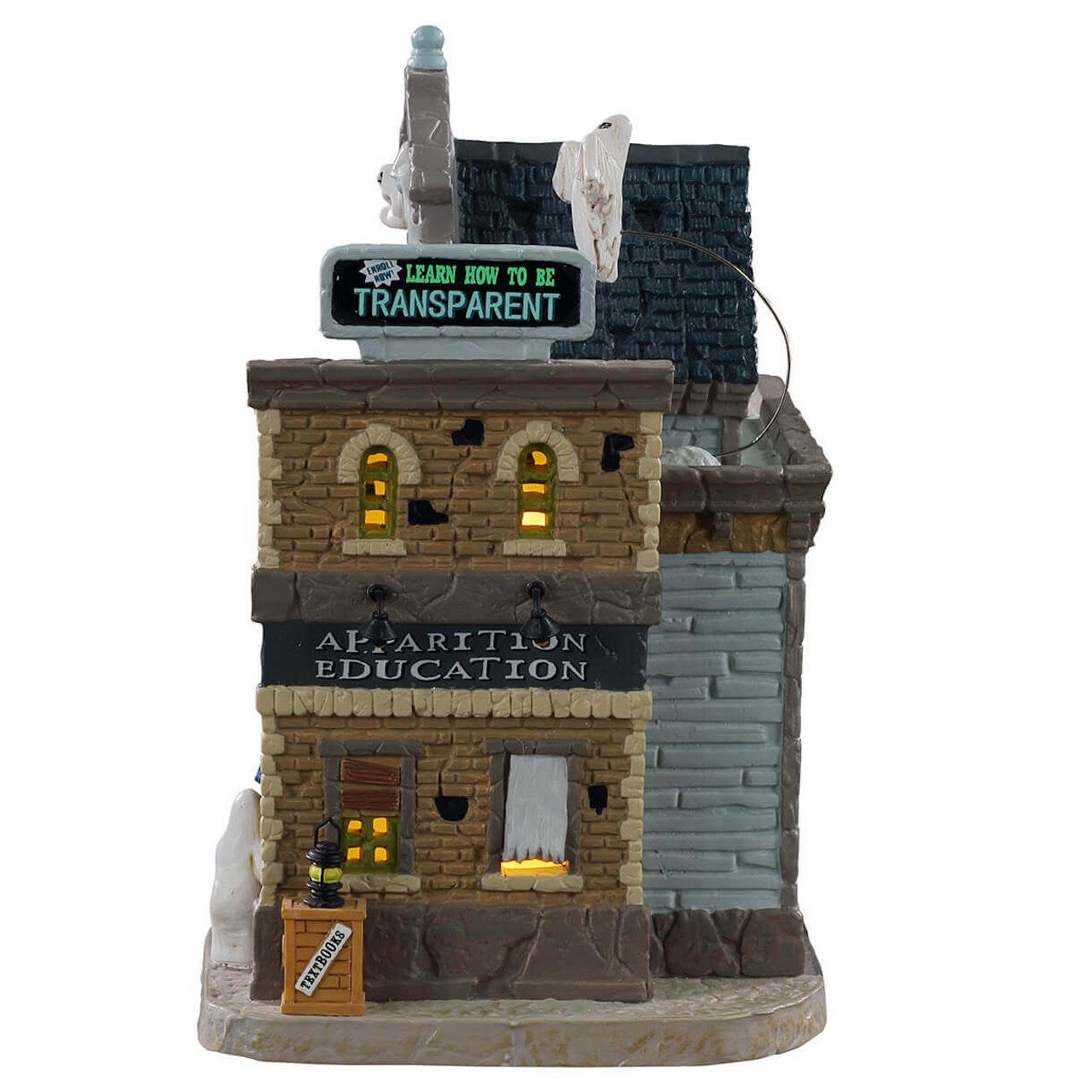 Lemax Spooky Town Apparition Academy Halloween Village Building