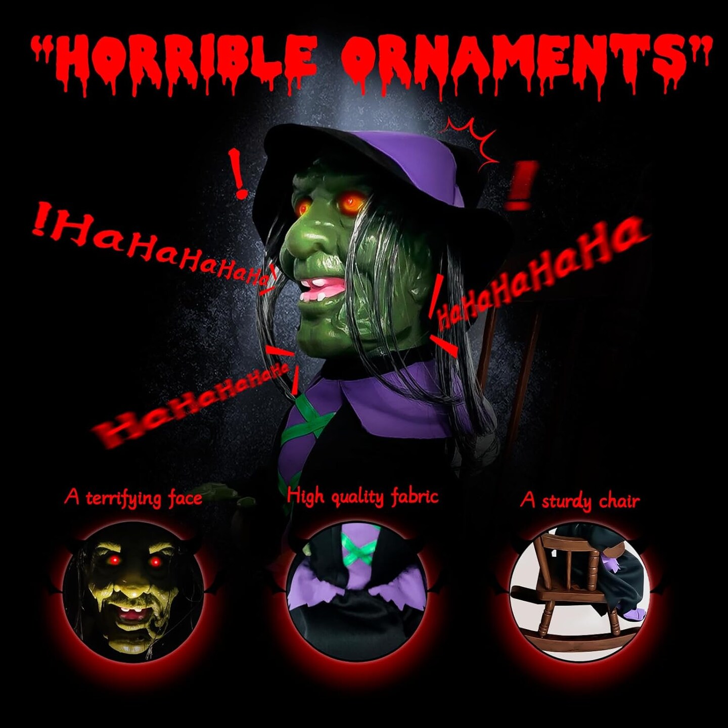 Screaming Animated Halloween Decorations