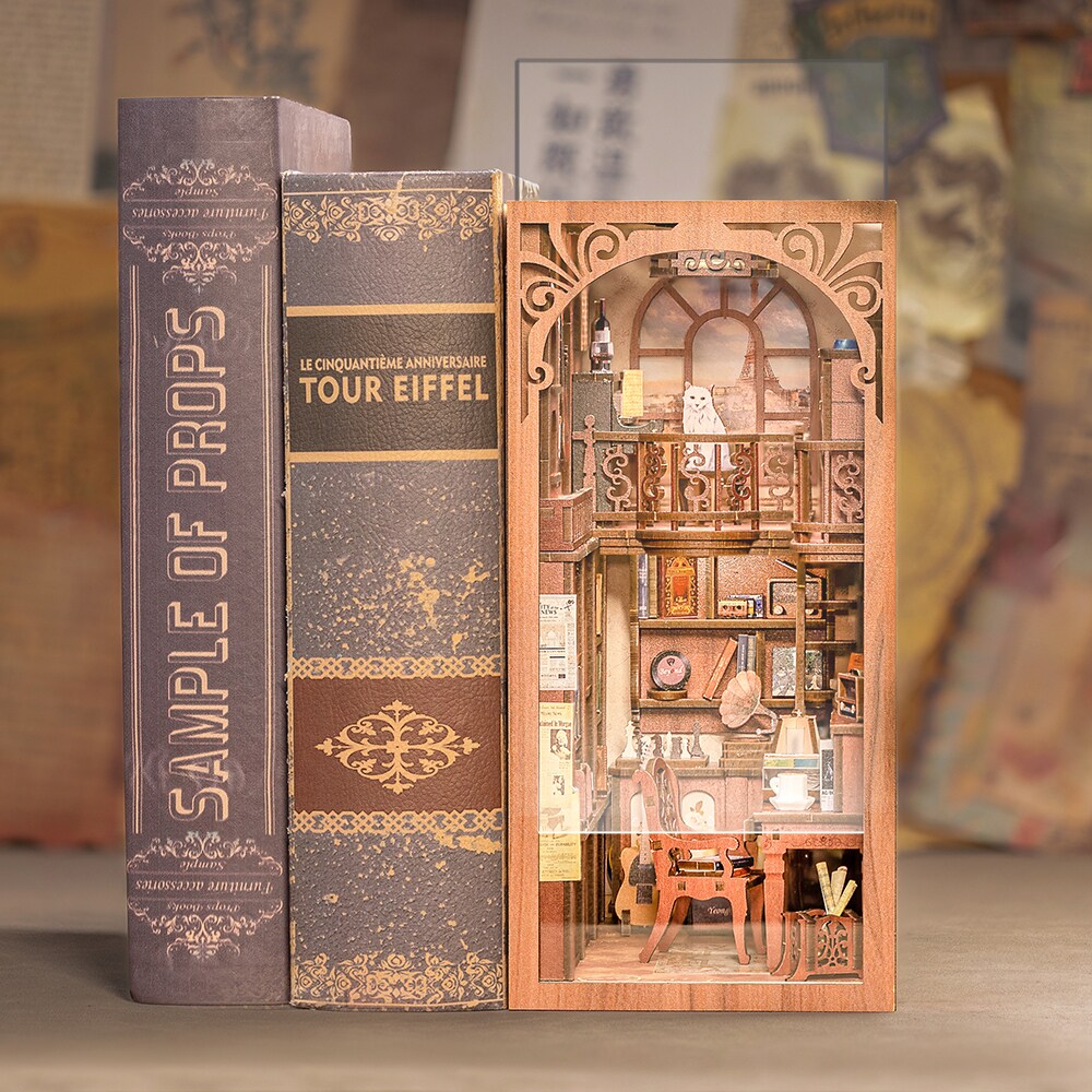 DIY Miniature Kit Book Nook | The Secret Rhythm w/ Dust Cover