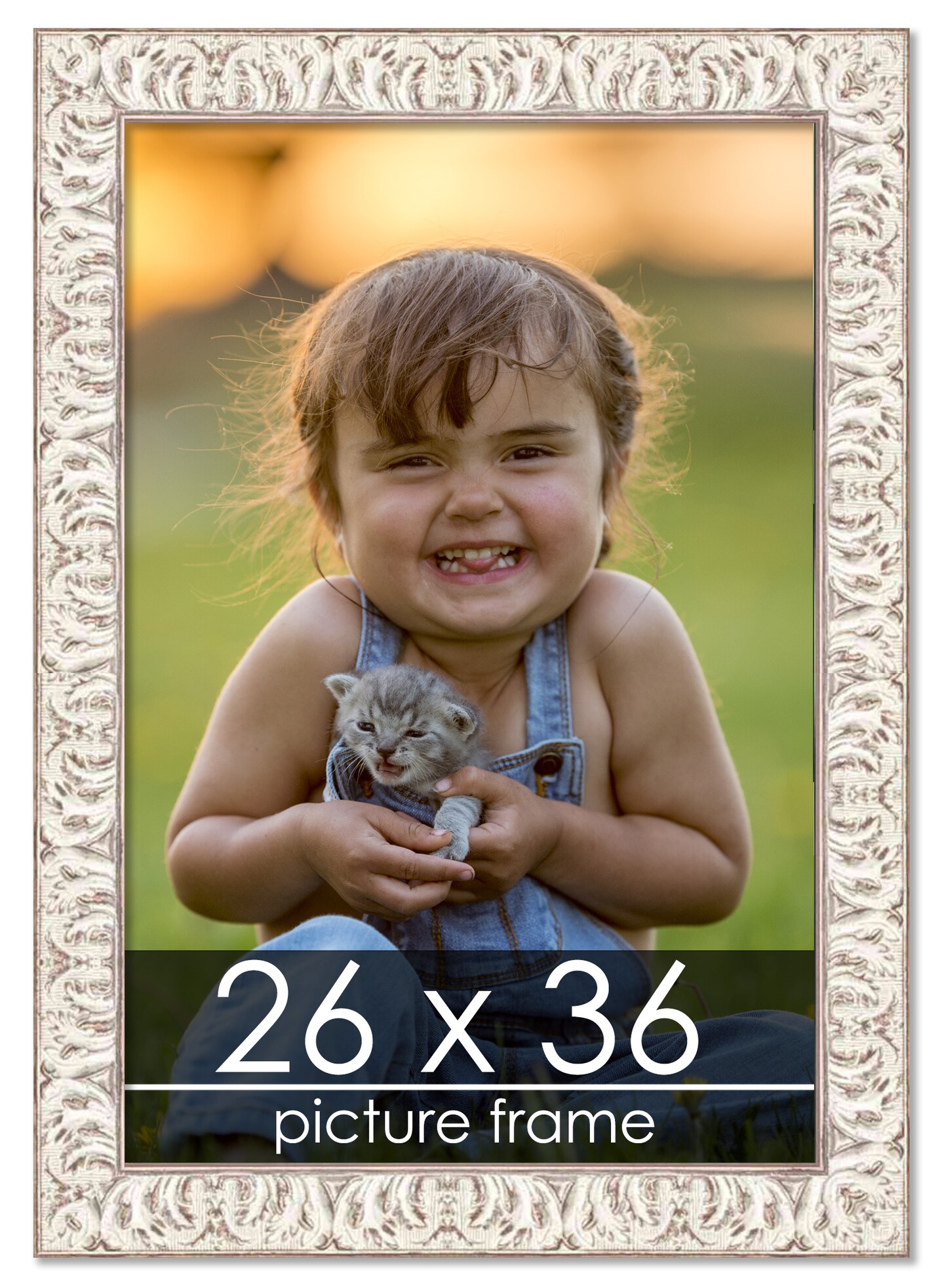 フォトパネル 26x36 Refined White Picture Frame - UV Acrylic, Foam Board Backing