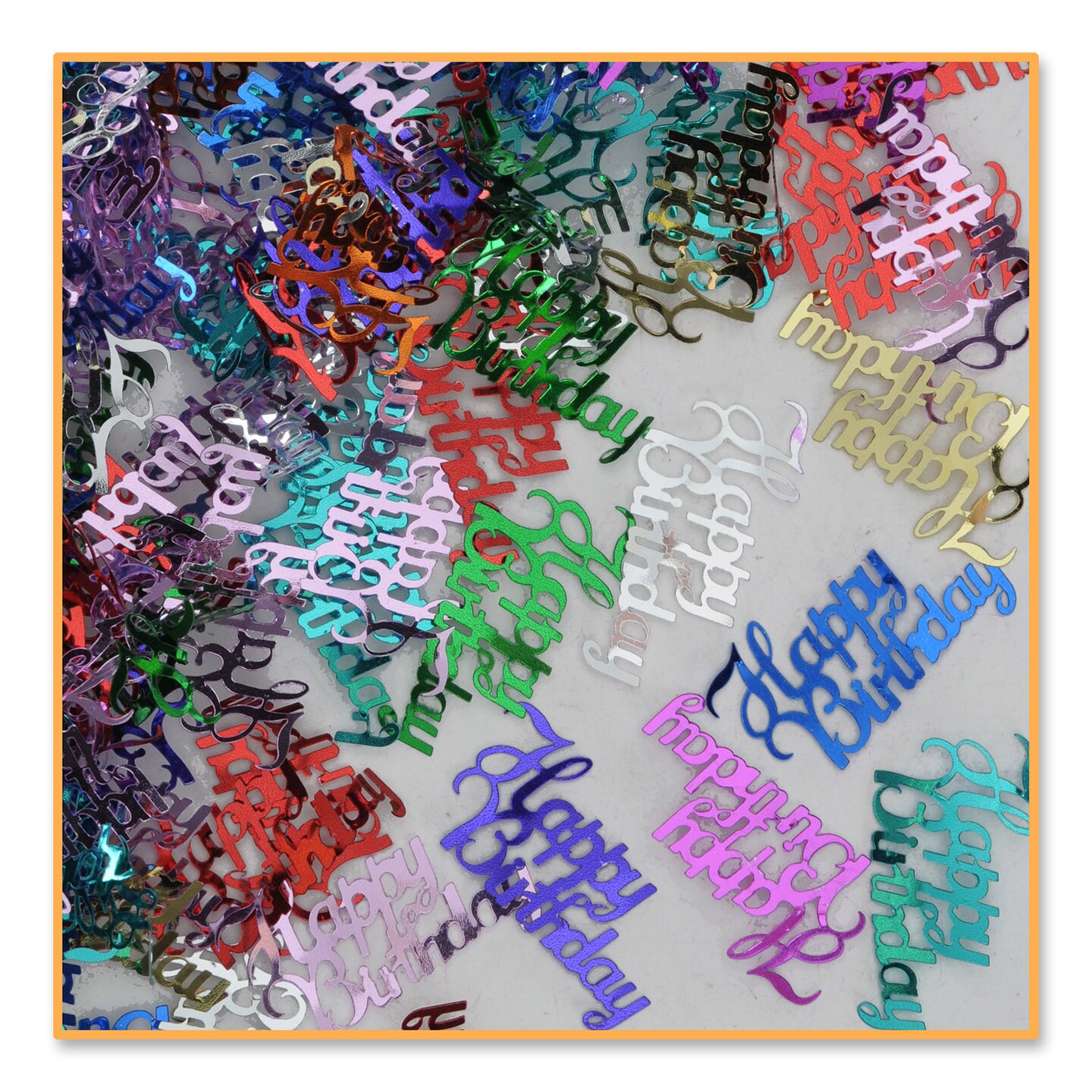 Beistle Fancy Happy Birthday Confetti - 6 Pack