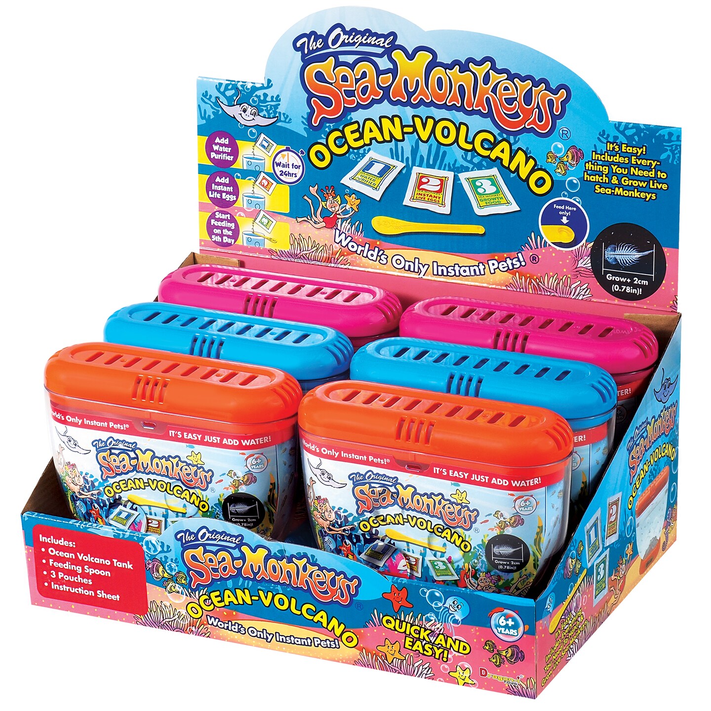 Sea-Monkey Ocean Volcano Instant Pets w/ Tank