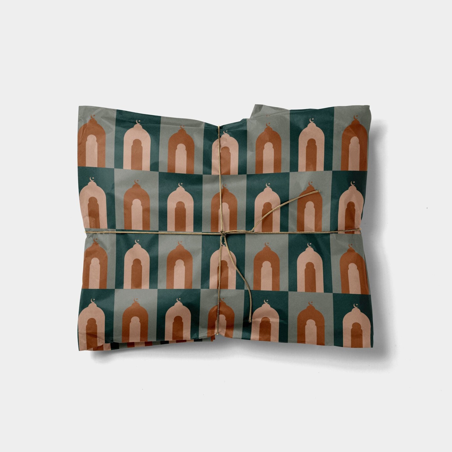 Islamic Motif Gift Wrap, Ramadan, Eid