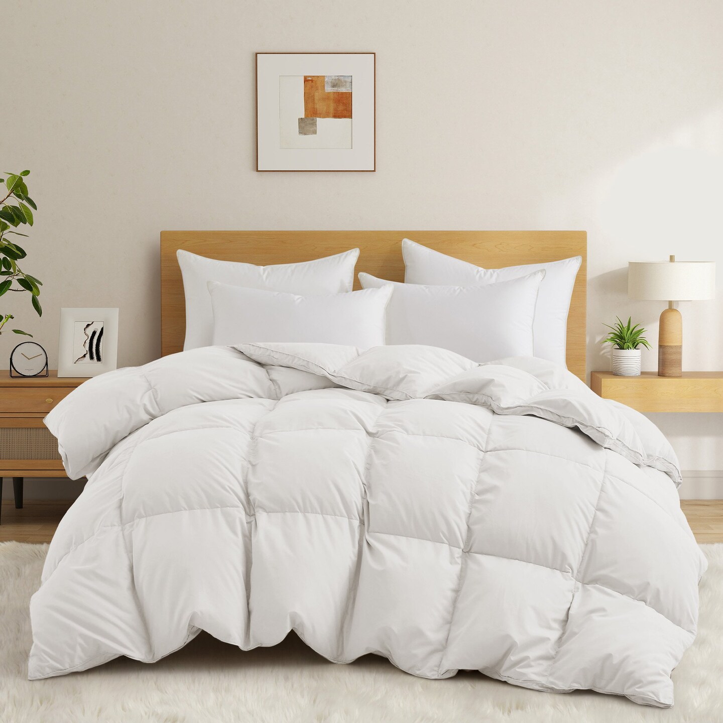 Hotel Collection Goose Down Winter Comforter Heavyweight Duvet Insert King Size