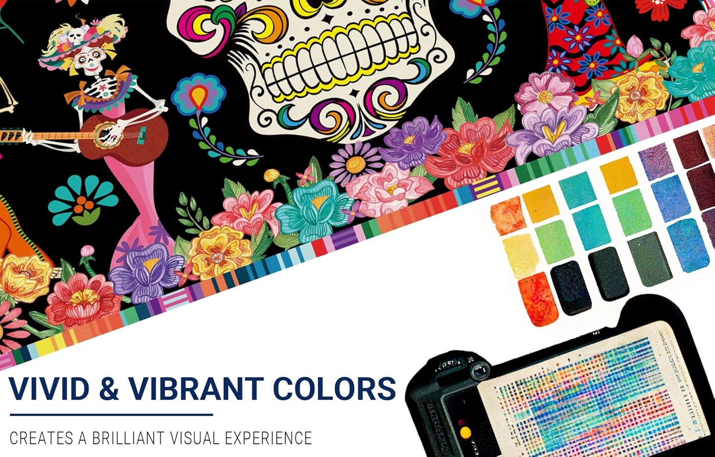 Photography Background Fiesta Sugar Skull Party Banner Supplies Decoration