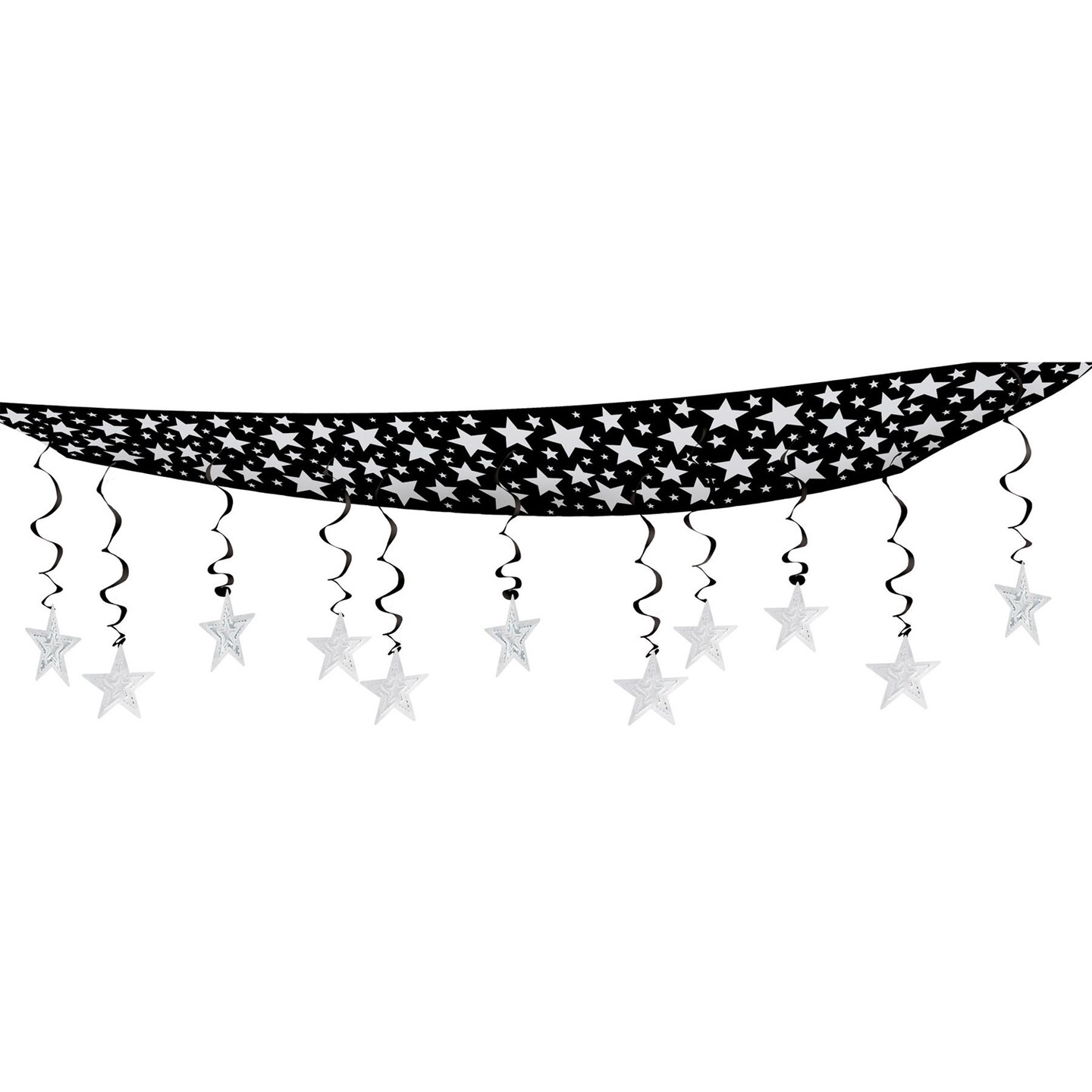 Beistle 12in. x 12Feet The Stars Are Out Ceiling Decor - 6 Pack