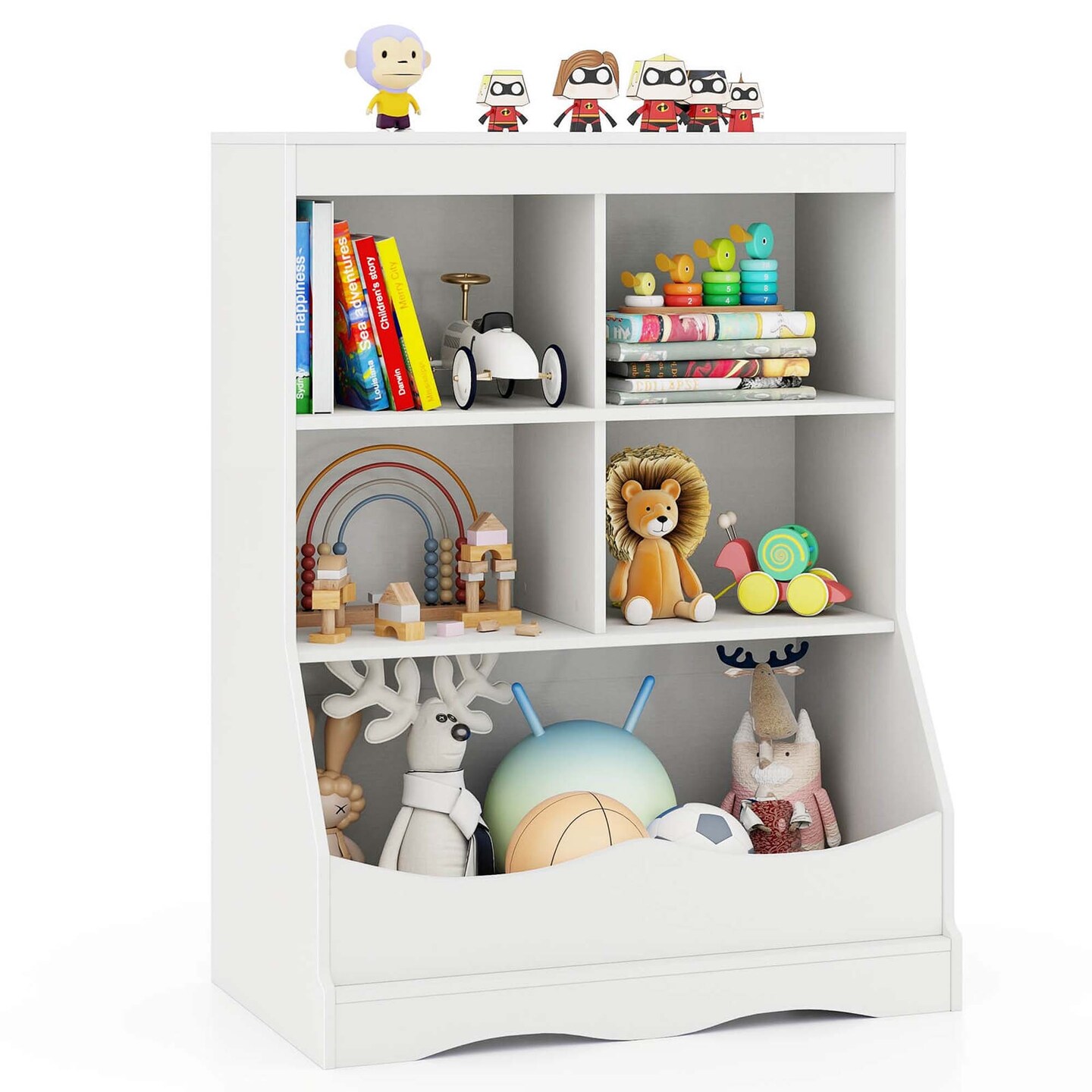 Fashion white toy storage bins