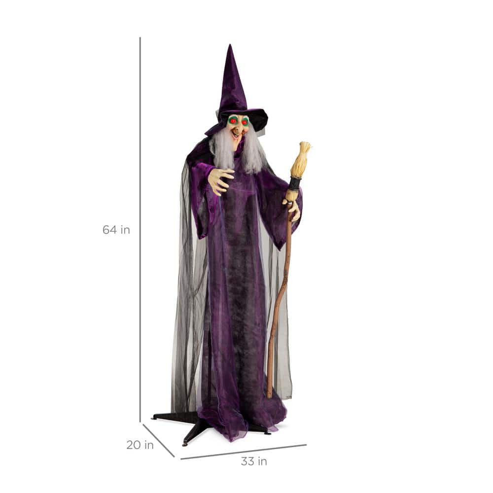 5 FT LED Animatronic Halloween Prop Bring Spooky Fun to Life
