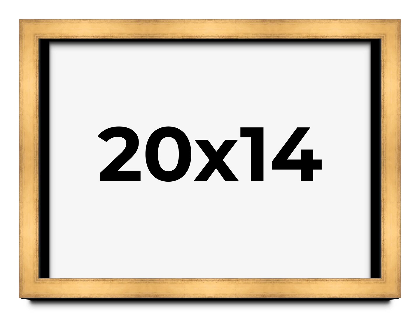 14x20 Shadow Box 1.5&#x22; Depth Picture Frame with UV-Resistant Acrylic &#x26; Acid Free Backing, Available in 5 Finishes - Black, Brown, Gold, Silver, White