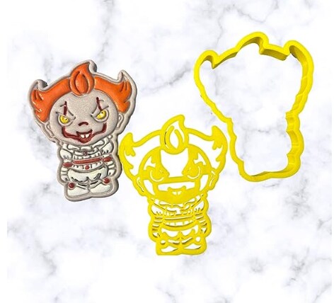 Horror Cookie Cutters and Embossers Halloween Cookie Cutter Creating Professional Quality Halloween Horror Cookies (Full Set)