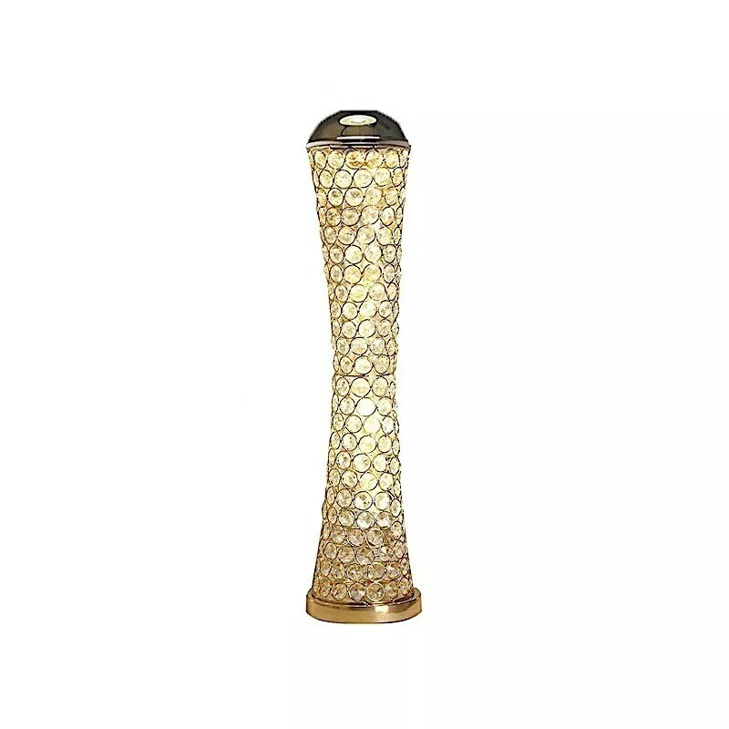 24&#x22; tall Wedding Beaded Vase Centerpiece with Faux Crystals Party Decorations