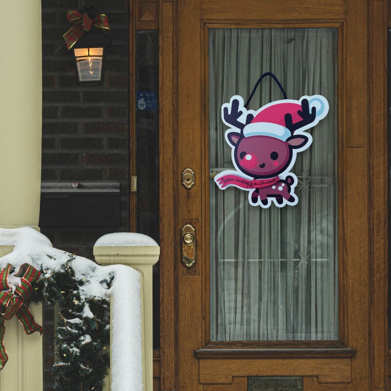 Reindeer Door Hanger