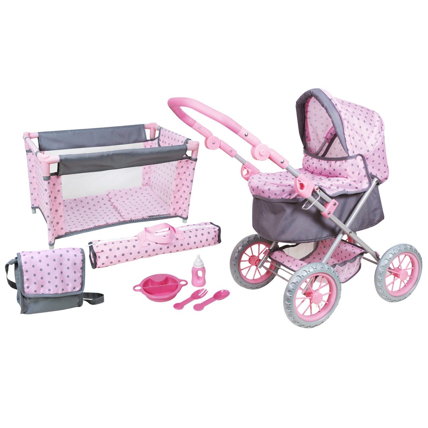 Lissi Combo Baby Doll Play Set with Accessories, Multicolor