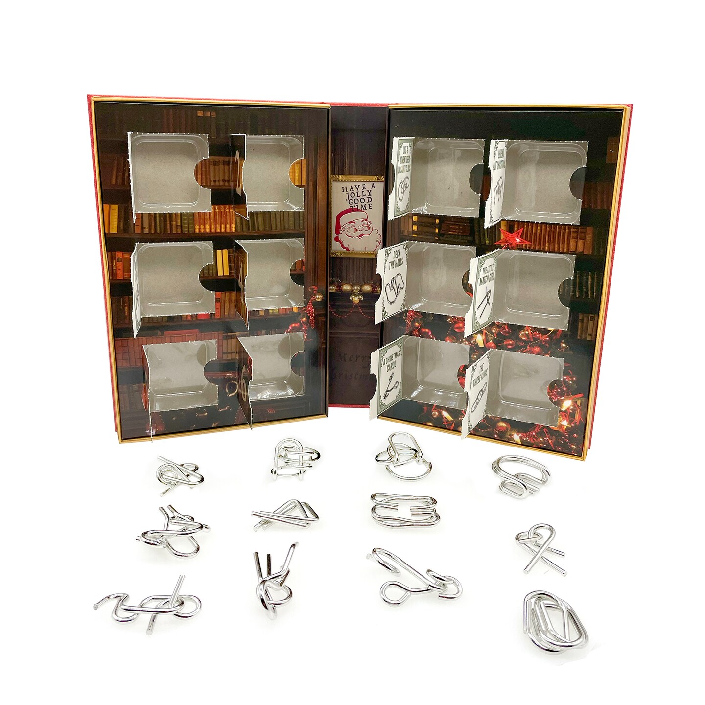 Project Genius: 12 Puzzles Before Christmas Advent Calendar Book for Each of the 12 Nights of Christmas