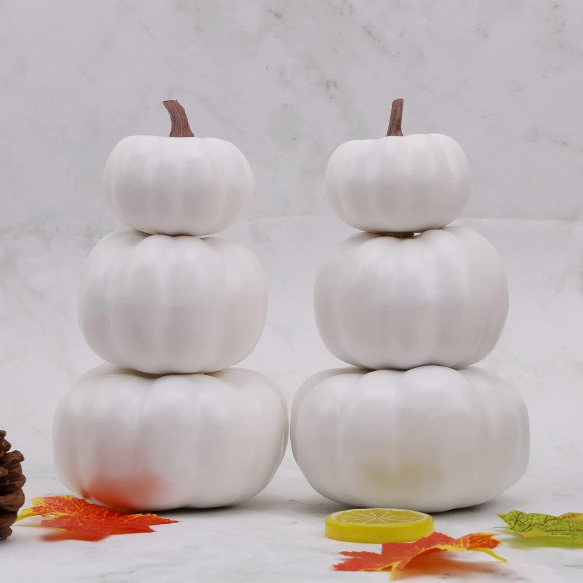 Artificial Halloween Decoration DIY Crafts Paintable Pumpkin for Home Party Table Kitchen Wedding Decorating