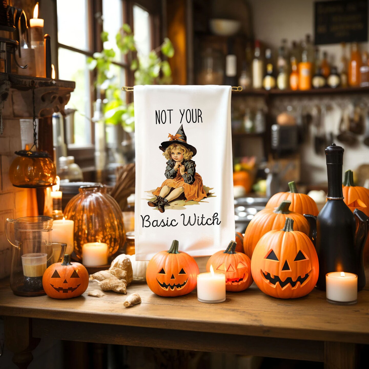 Lot De 2 Oreillers Déco Halloween – Têtes De Chat Noir Effrayant – 15 Pouces