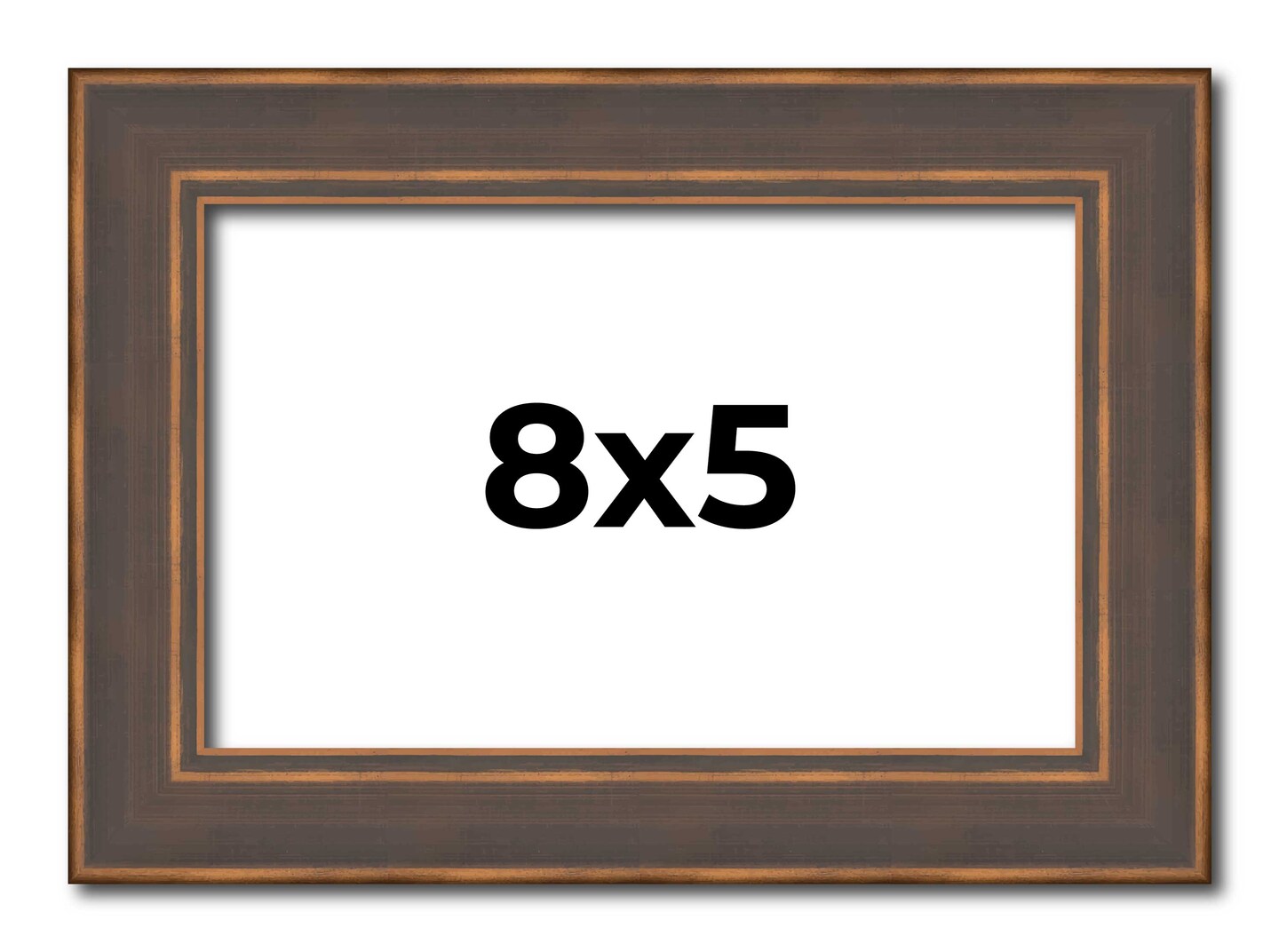 5x8 Elegant Picture Frame with UV-Resistant Acrylic & Acid Free