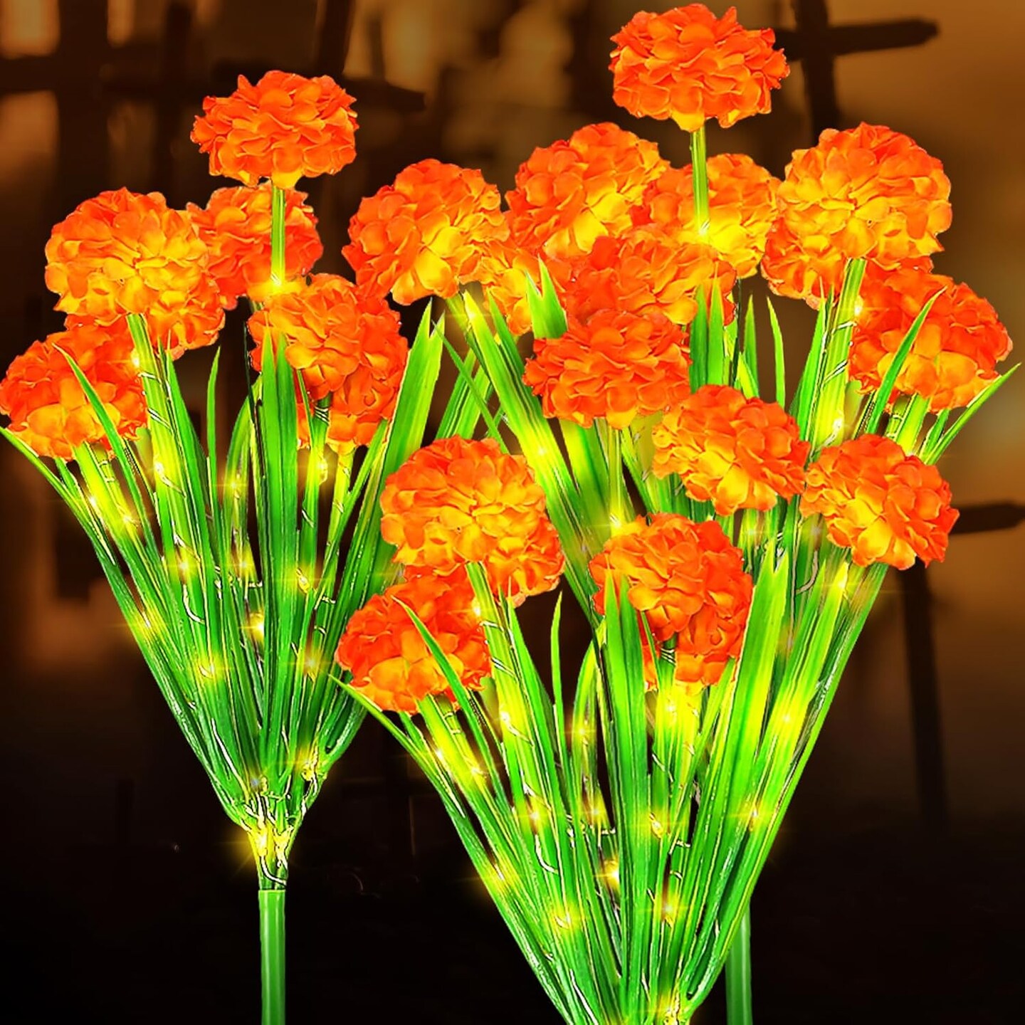 Marigold Flowers Heads Outdoor Waterproof