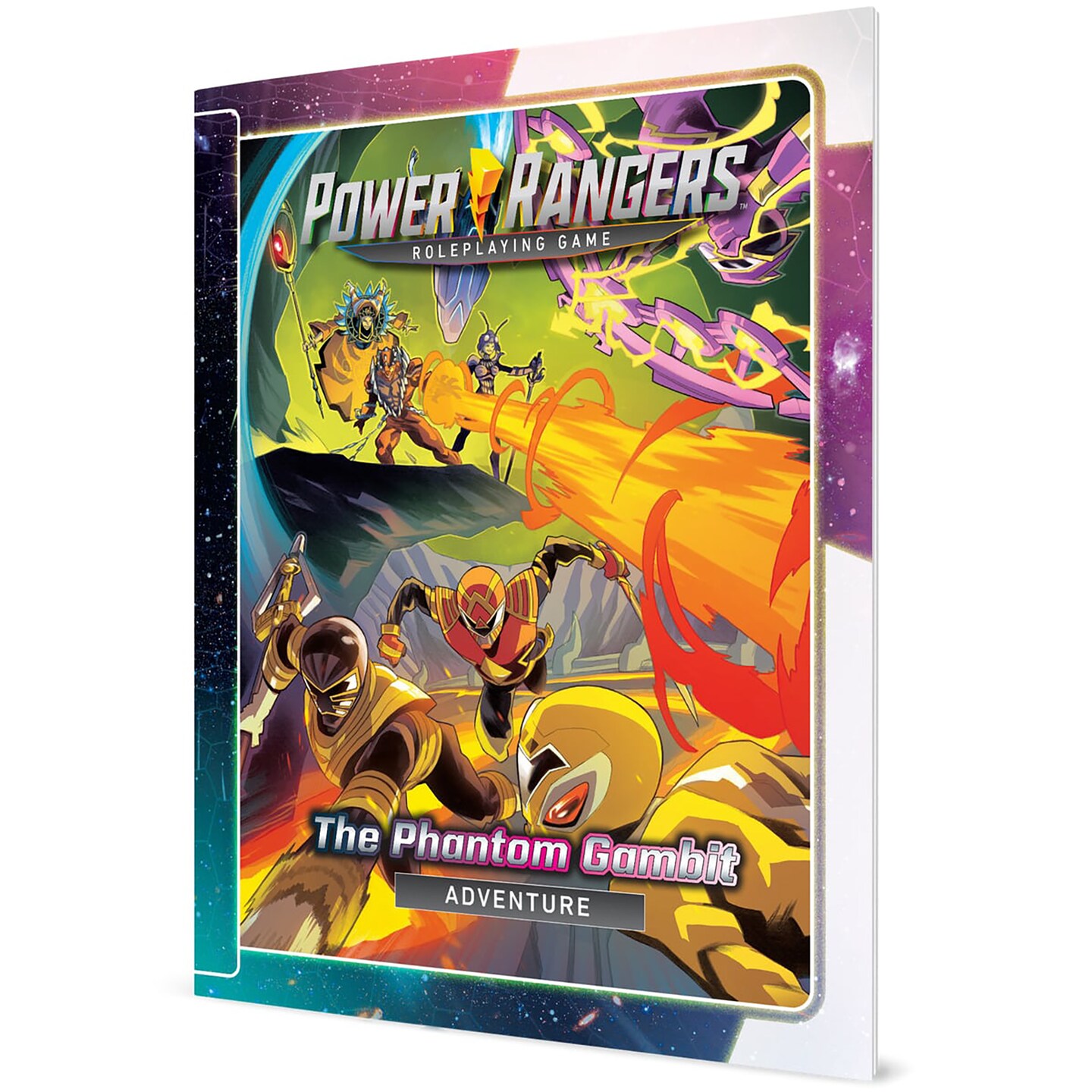 Renegade Games Studios: Power Rangers Roleplaying Game: The Phantom Gambit Adventure - Softcover RPG Book, Full Color