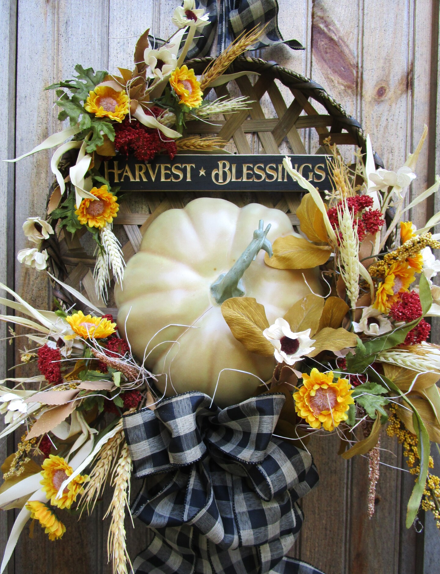 Harvest Blessings Autumn Deluxe Xl Designer Wreath buy