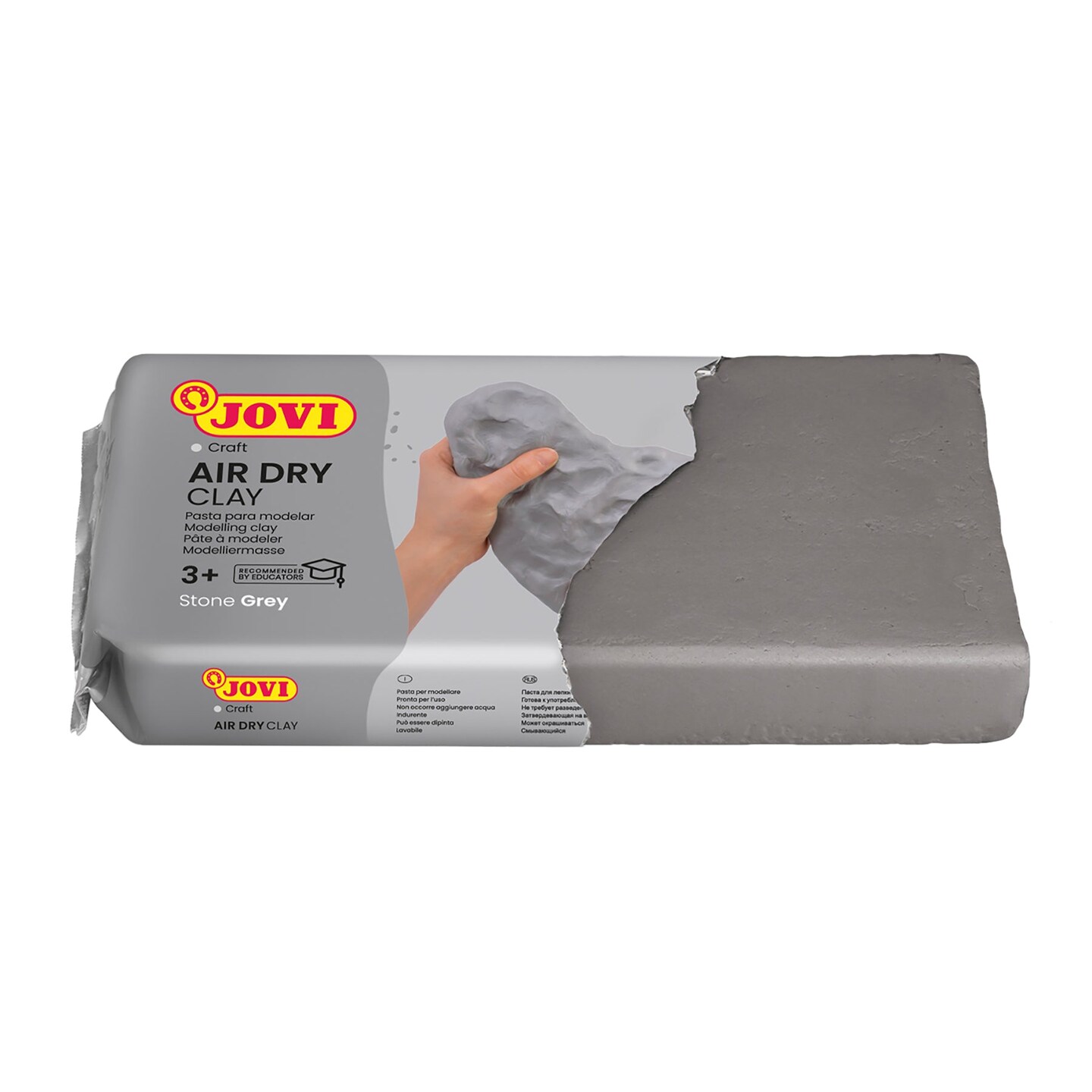 Air Dry Clay, Grey, 2.2lb Bar, Pack of 2