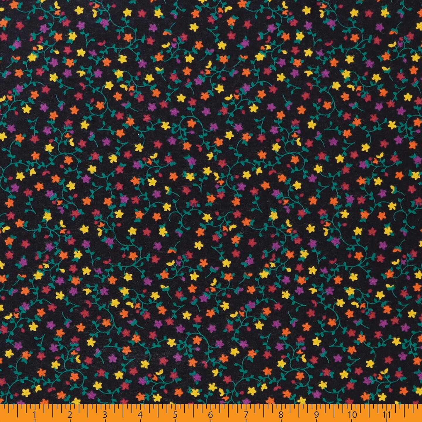 Mook Fabrics Blossom Flannel Fabric [43 in. Wide] - By The Yard